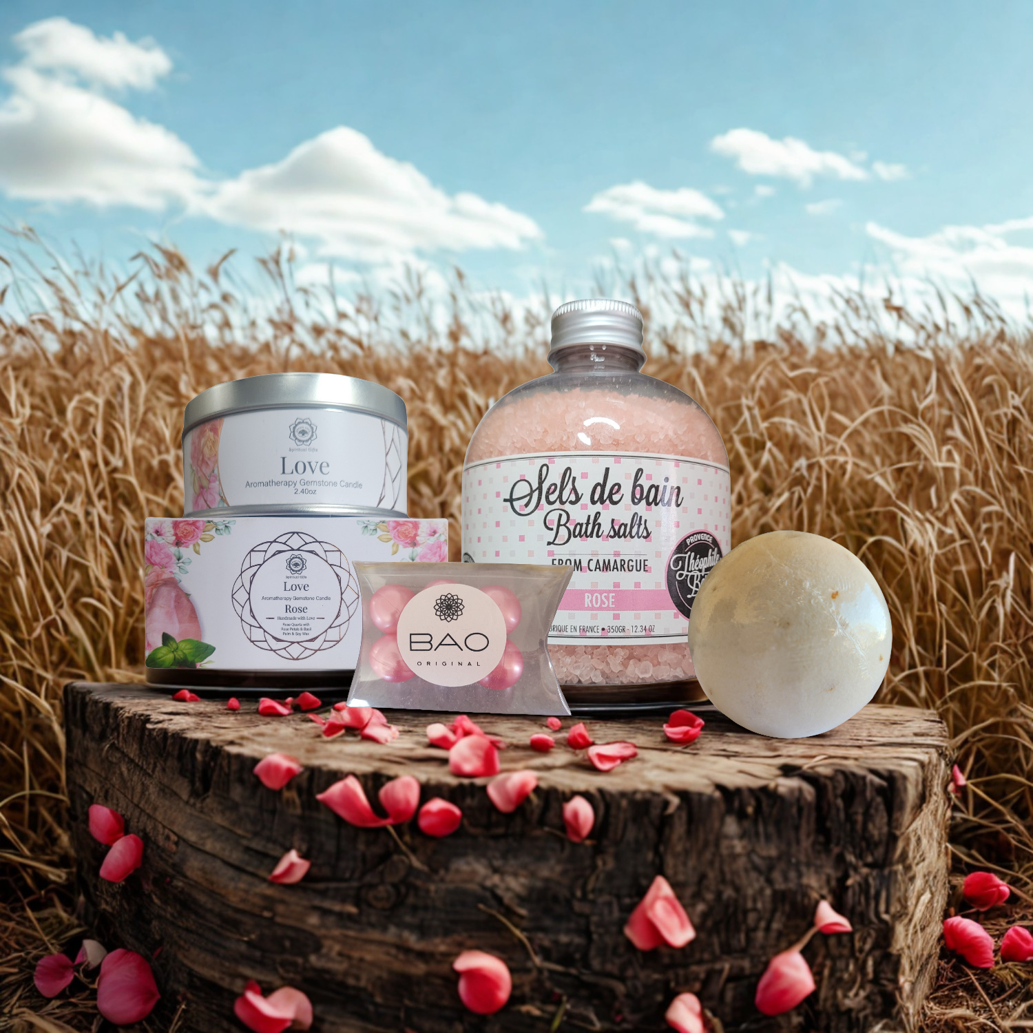 Coffret Cadeau à la Rose
