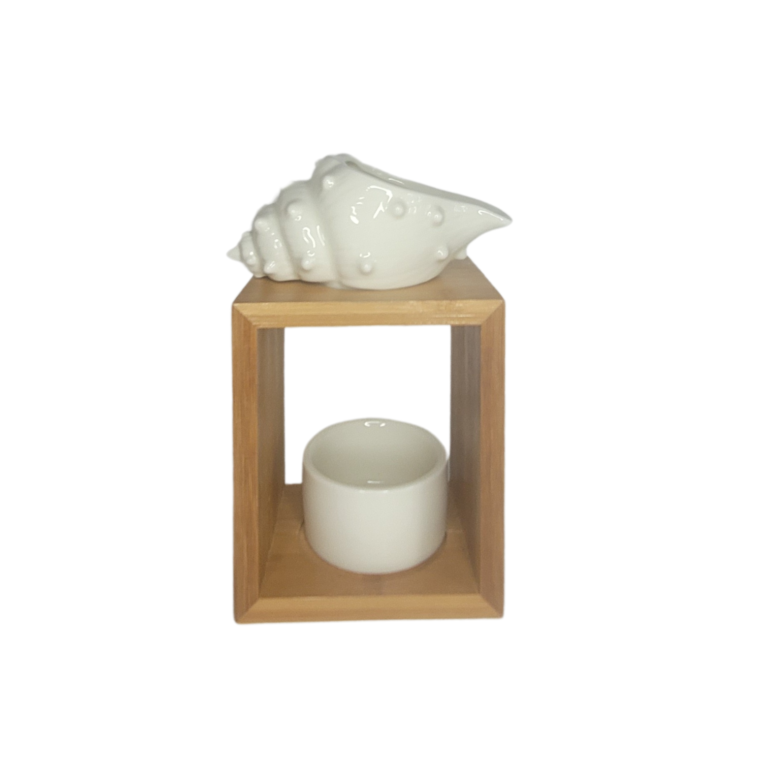 Quemador de aceite y fondant de concha