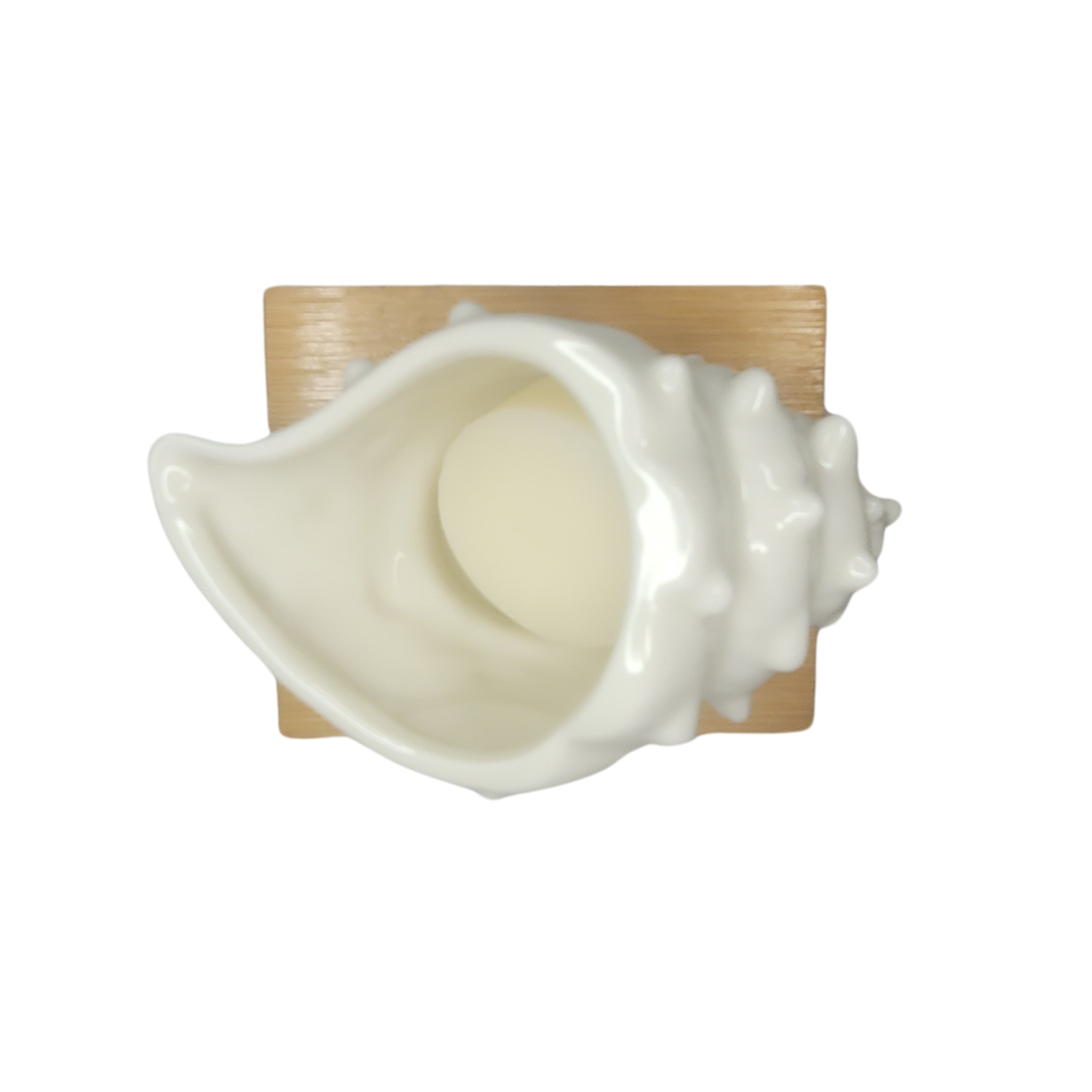 Quemador de aceite y fondant de concha