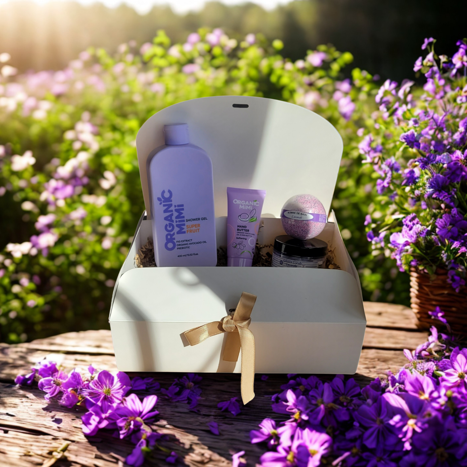 Coffret Cadeau Jardin Violet