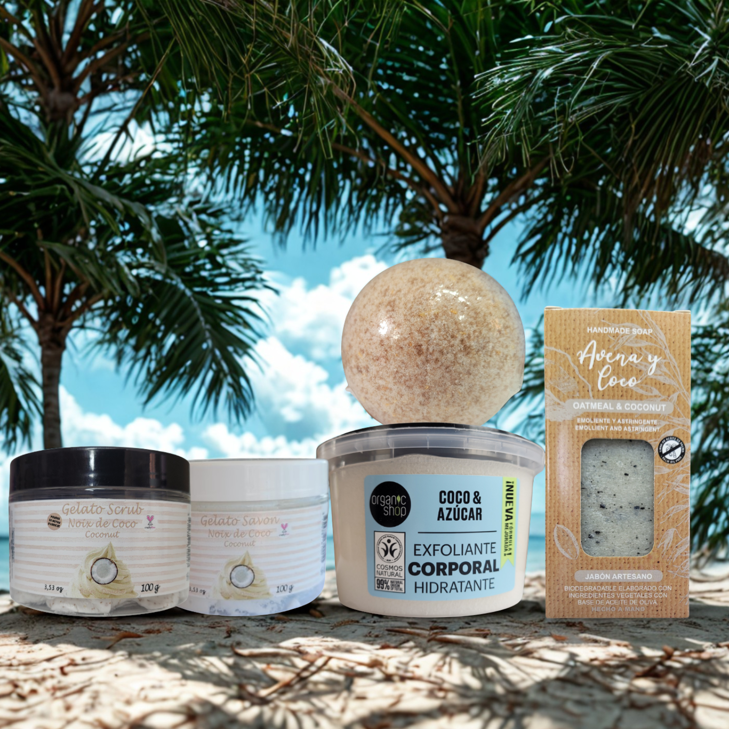 Coffret Cadeau Évasion Coco - Une Parenthèse Tropicale pour la Peau