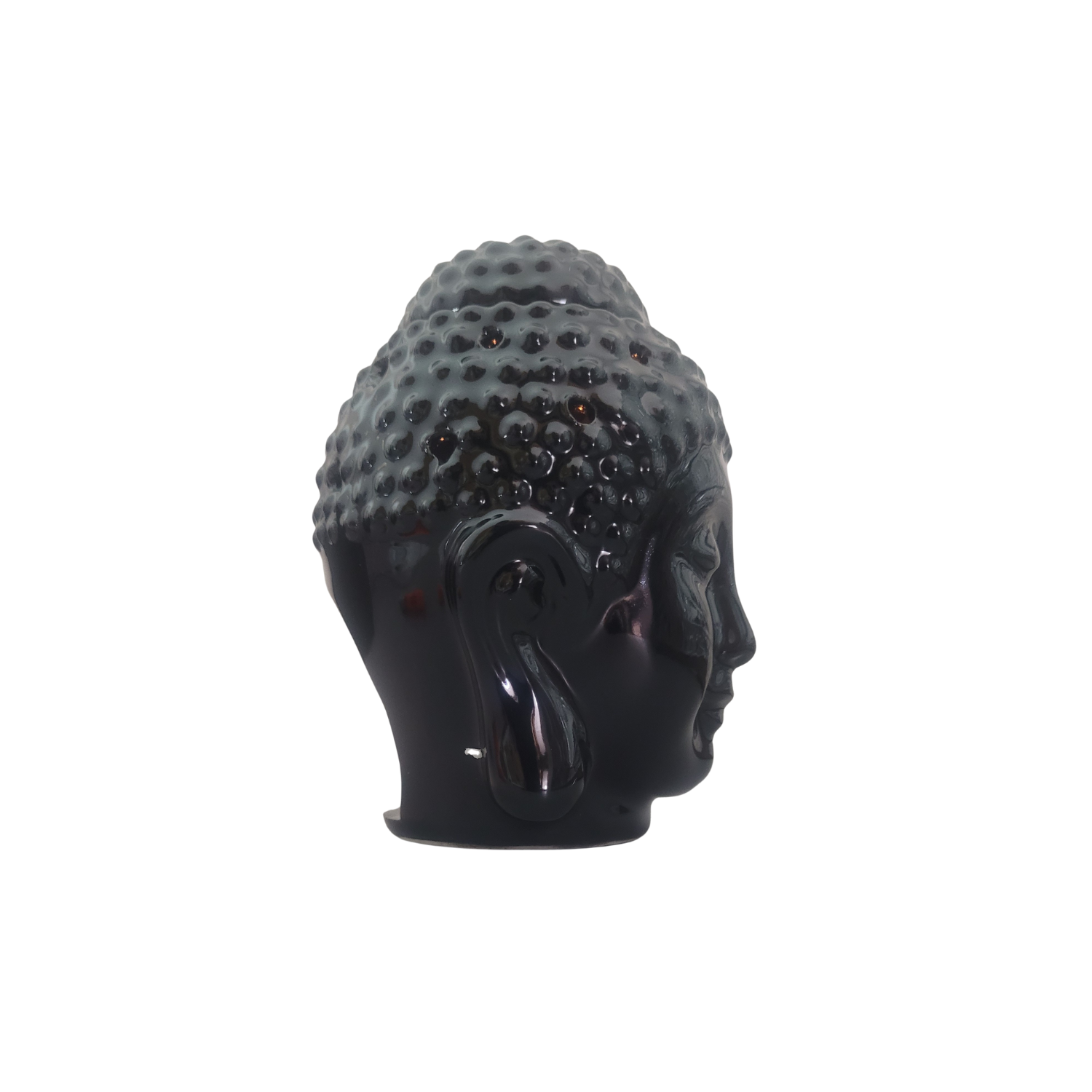Quemador de Aceite o Cera – Cabeza de Buda Negra Armonía