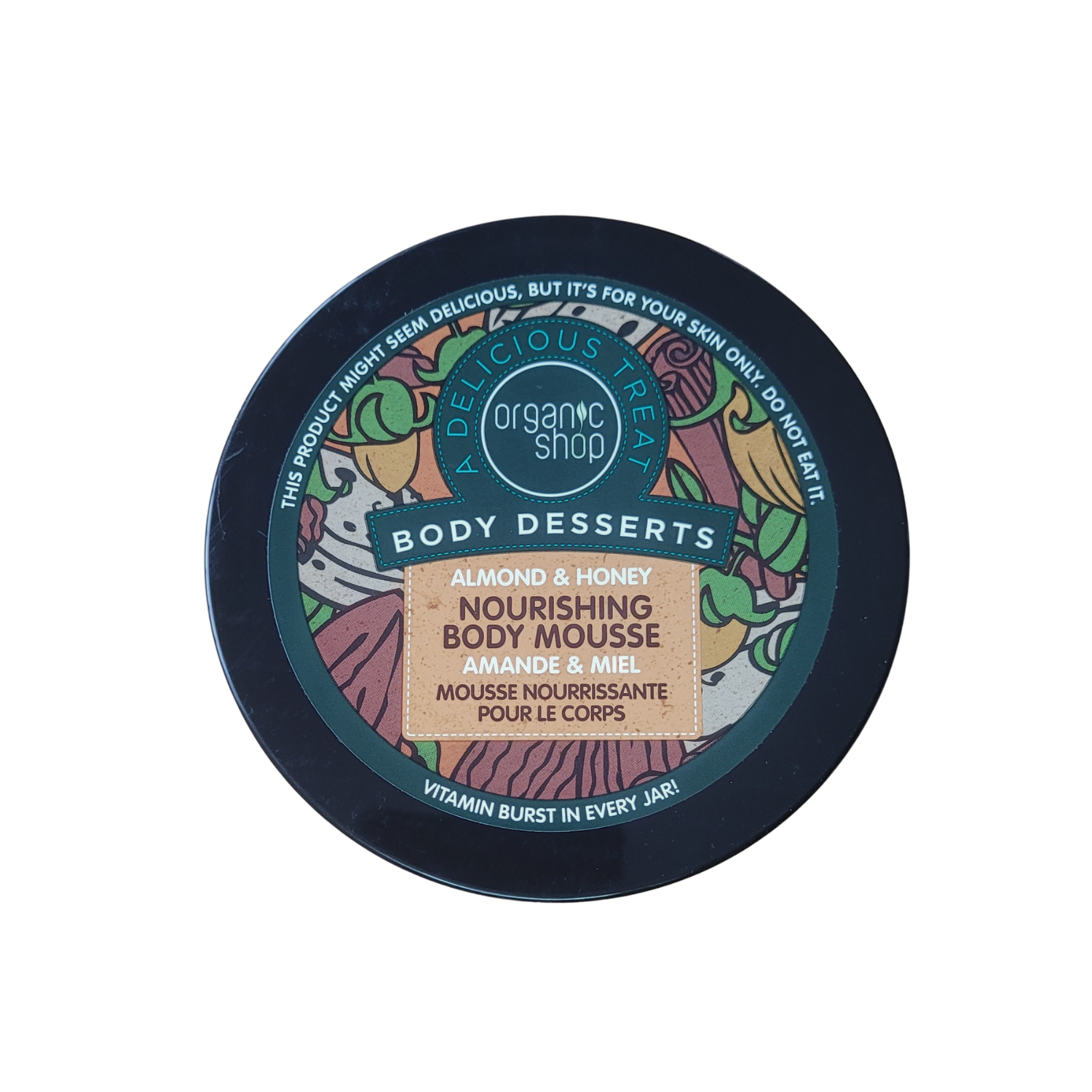 Mousse corporal nutritiva de almendras y miel – Organic Shop