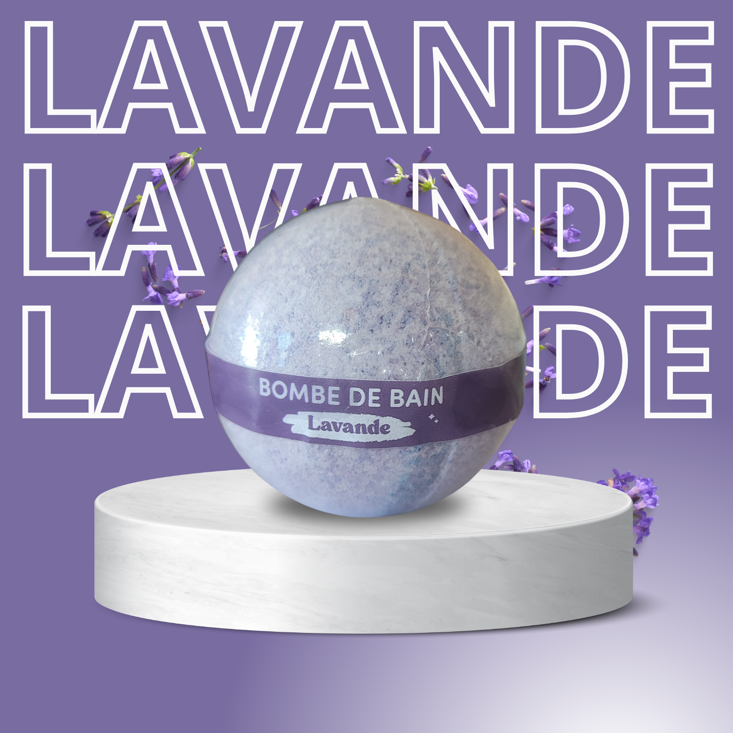 Bombe de Bain Lavande - 125 gr