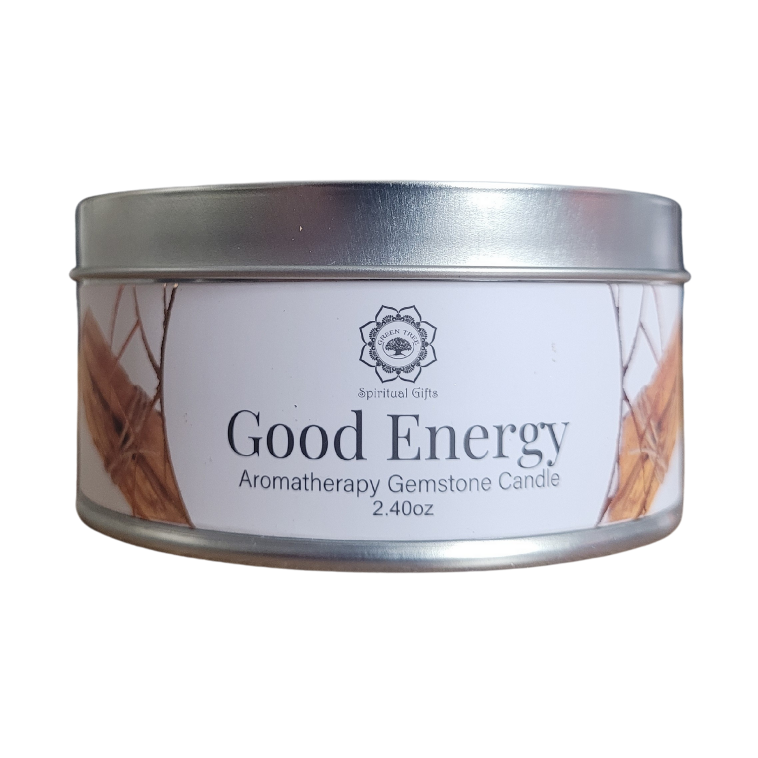 Bougie Green Tree "Énergie Positive" - Cornaline & Palo Santo