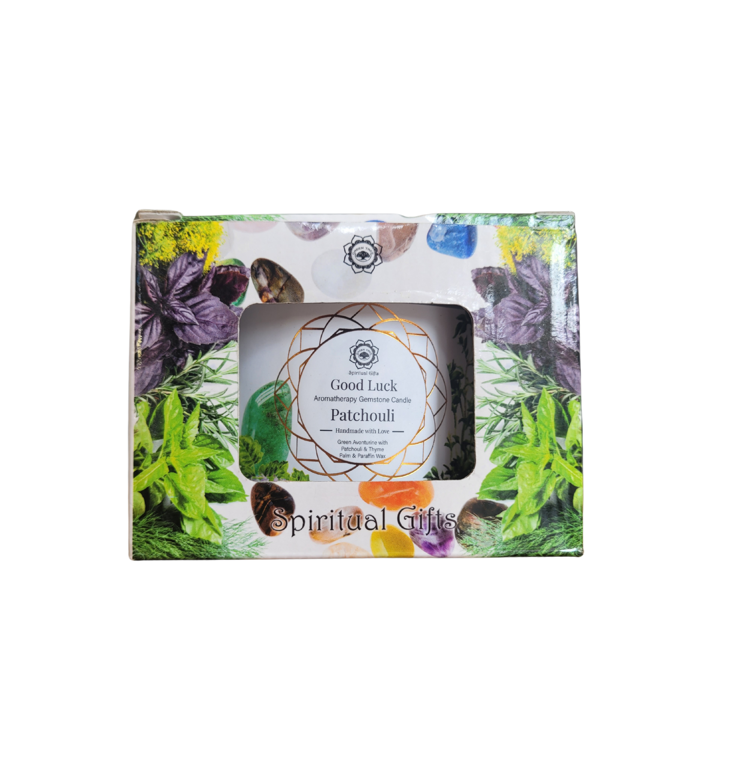 Bougie Green Tree Good Luck - Patchouli