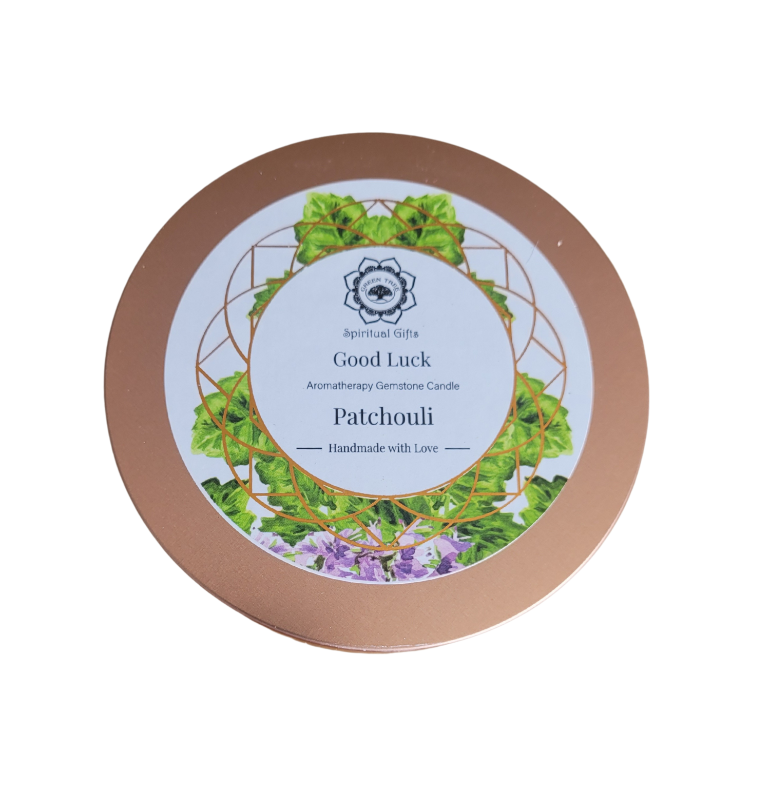 Bougie Green Tree Good Luck - Patchouli