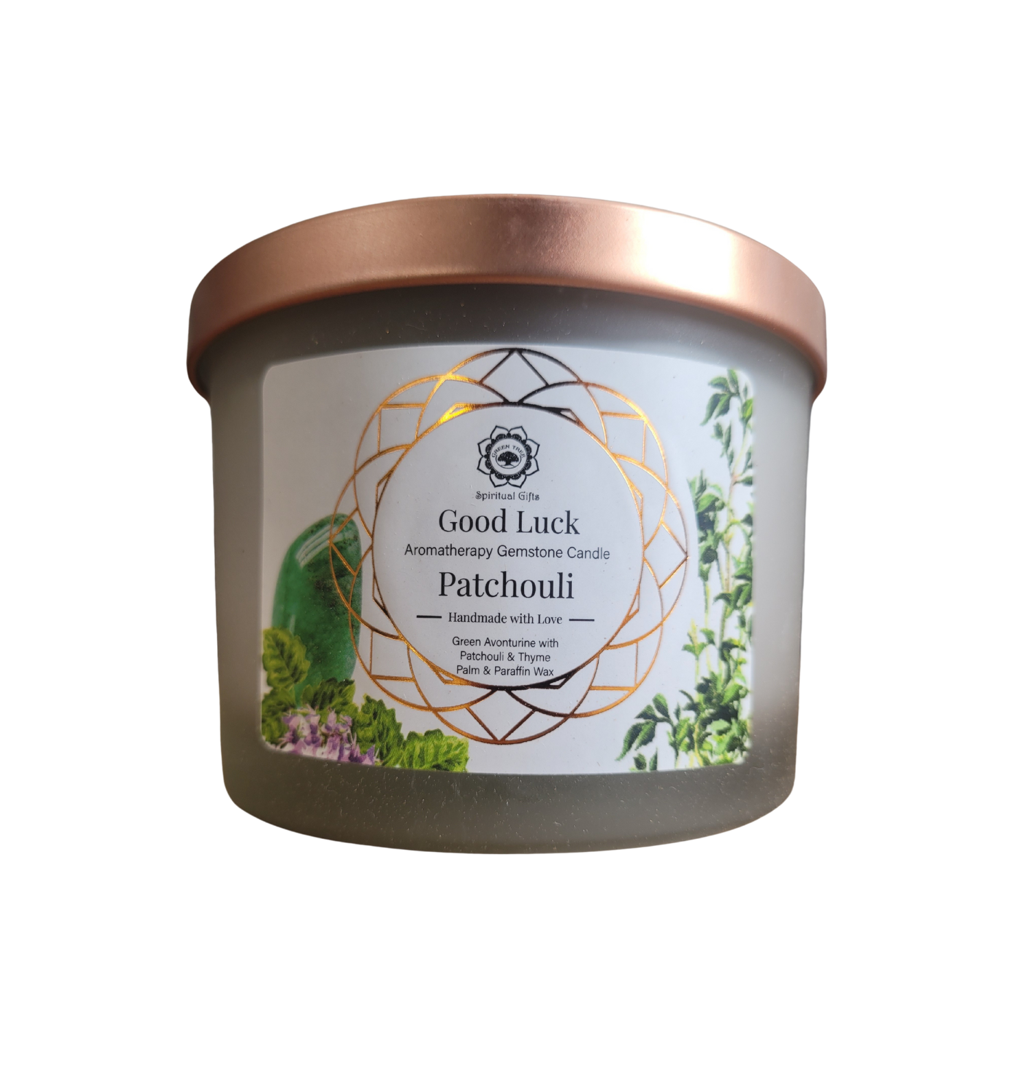 Bougie Green Tree Good Luck - Patchouli