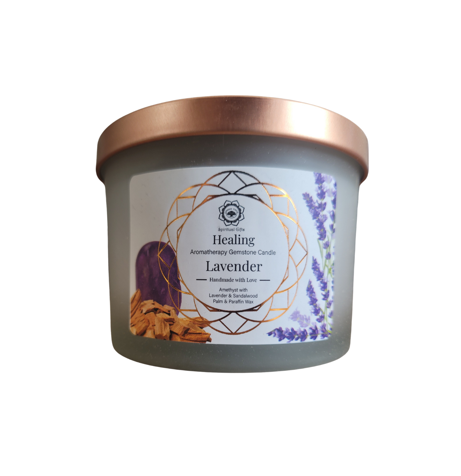 Bougie Green Tree Healing - Lavande