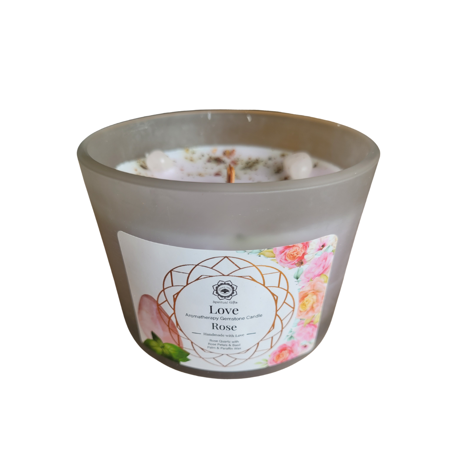 Bougie Green Tree Love - Rose