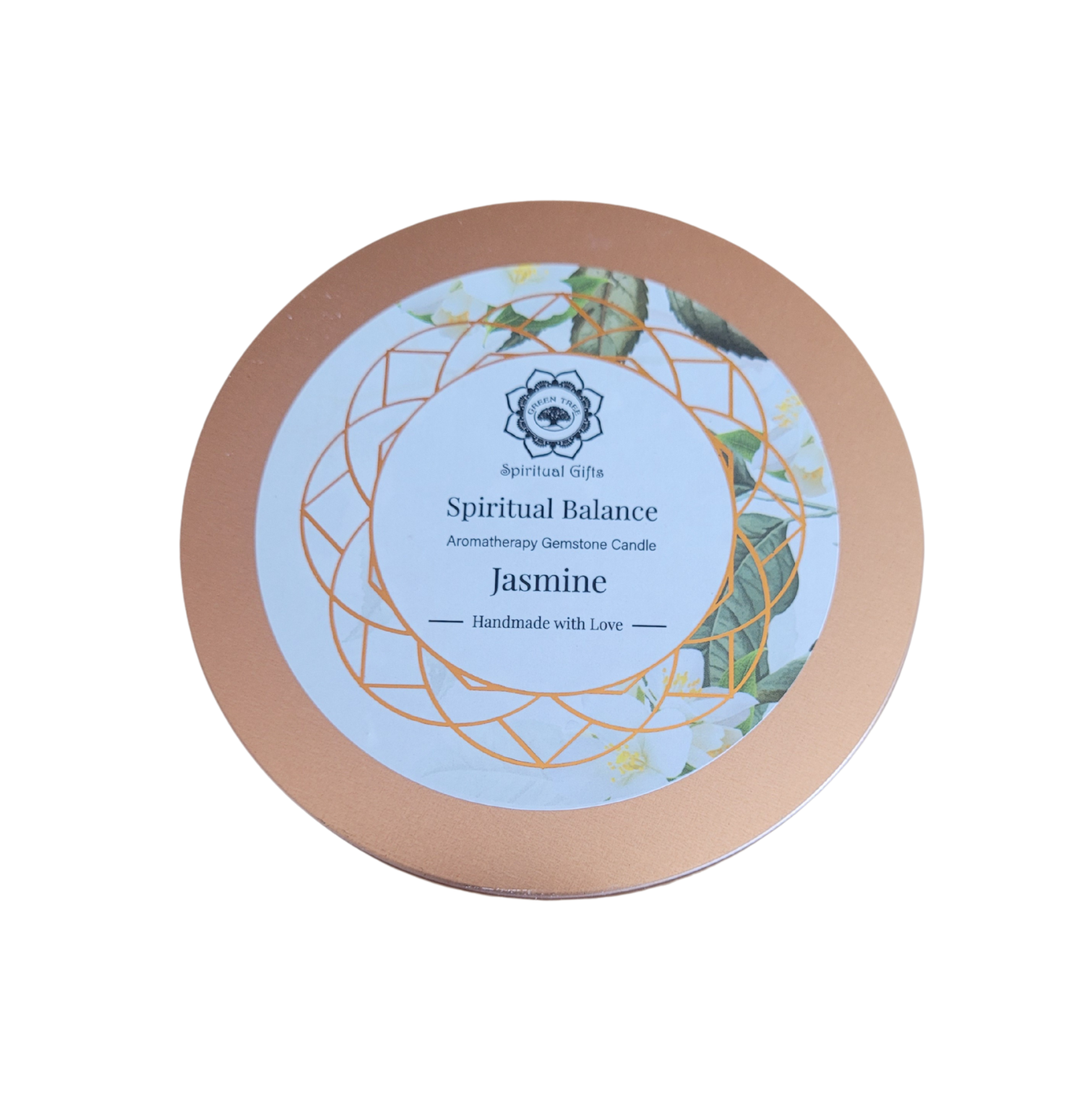 Bougie Green Tree Spiritual Balance - Jasmin