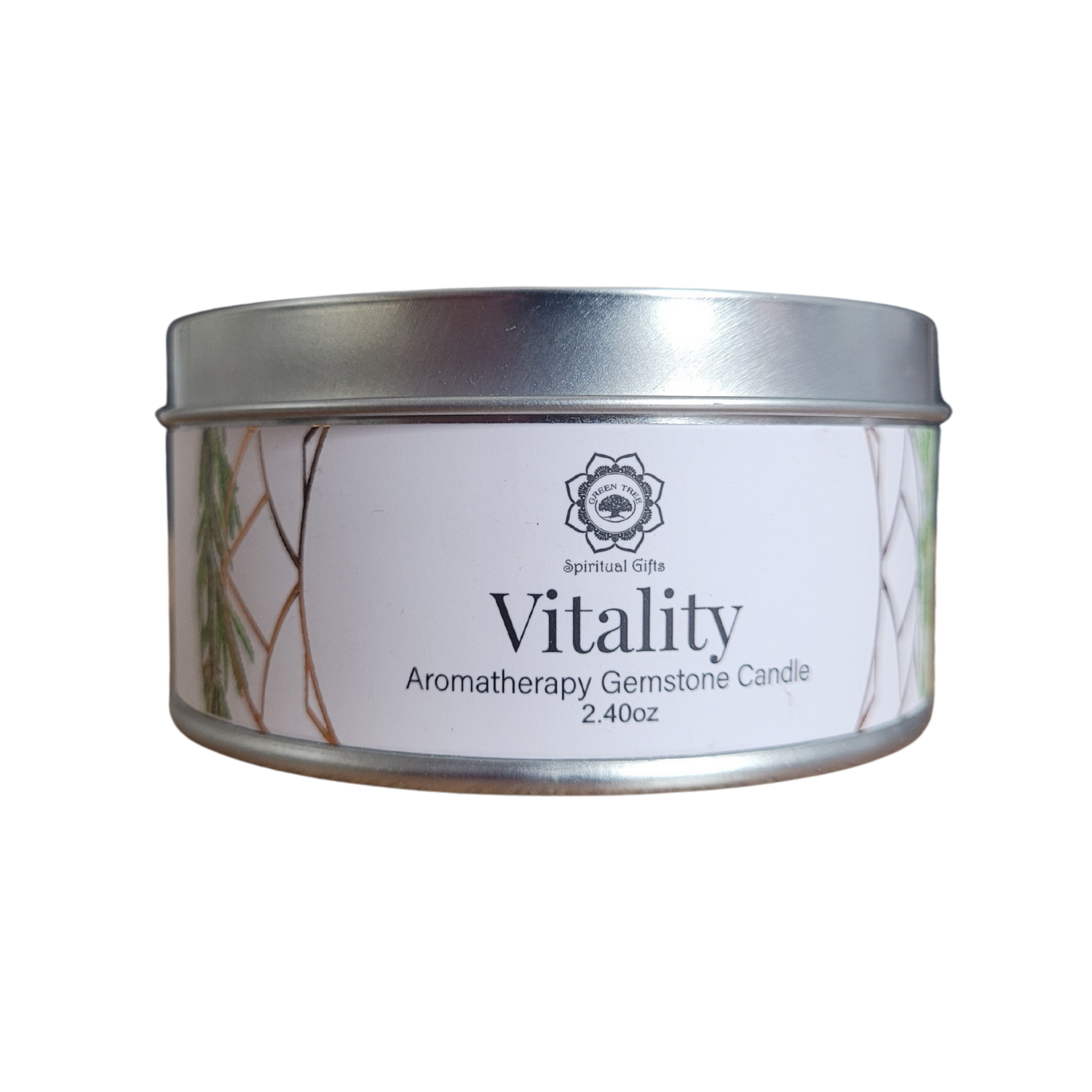 Bougie Green Tree "Vitalité" Œil de Tigre & Gingembre Doux 70g