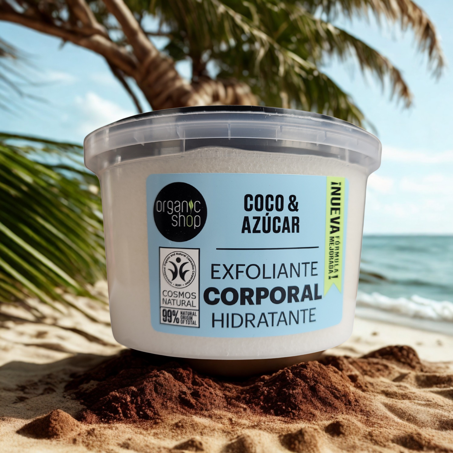 Exfoliante Corporal Organic Shop Coco & Azúcar