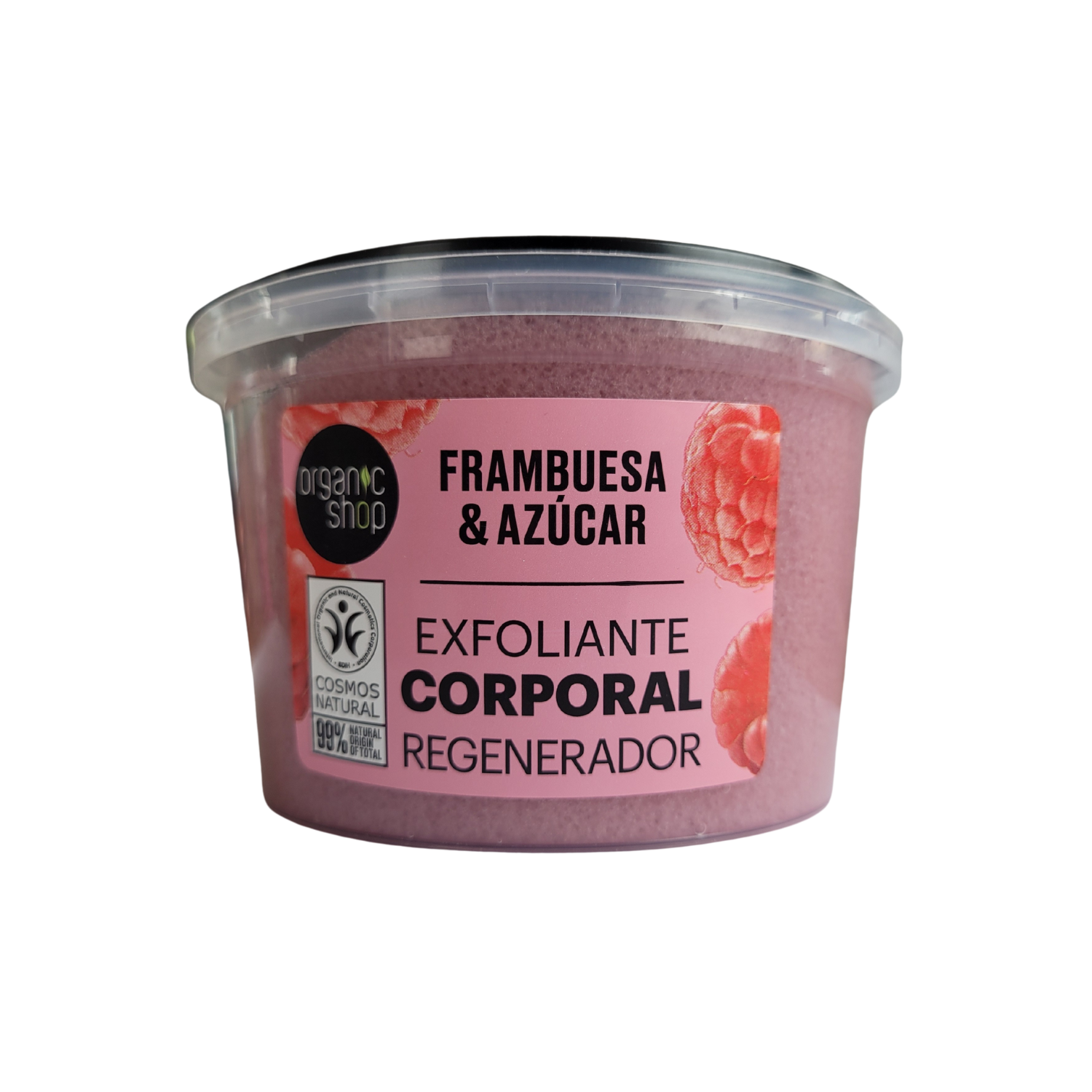 Exfoliante Corporal Organic Shop Frambuesa & Azúcar