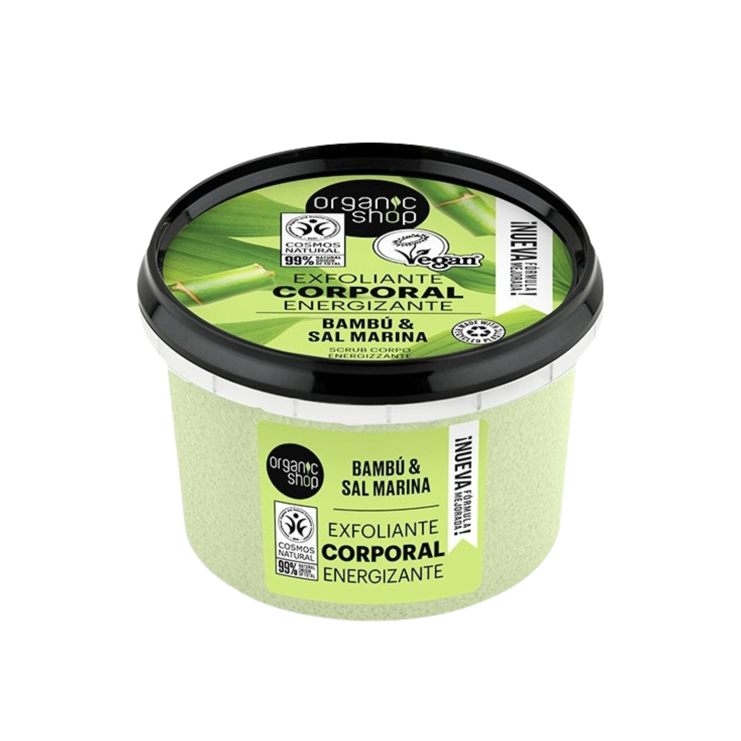 Exfoliante Corporal Organic Shop - Bambú & Sal Marina