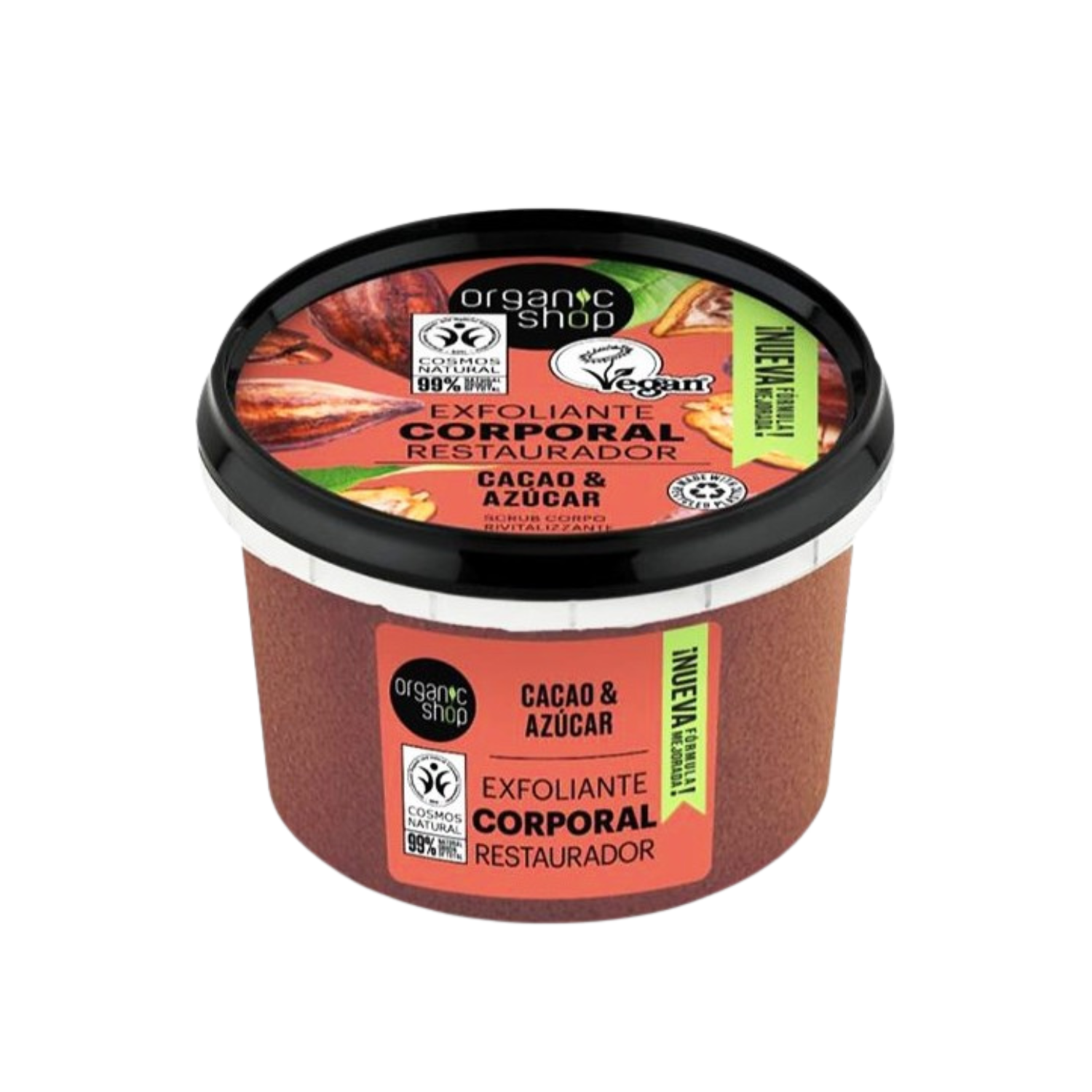 Exfoliante Corporal Organic Shop - Cacao & Azúcar