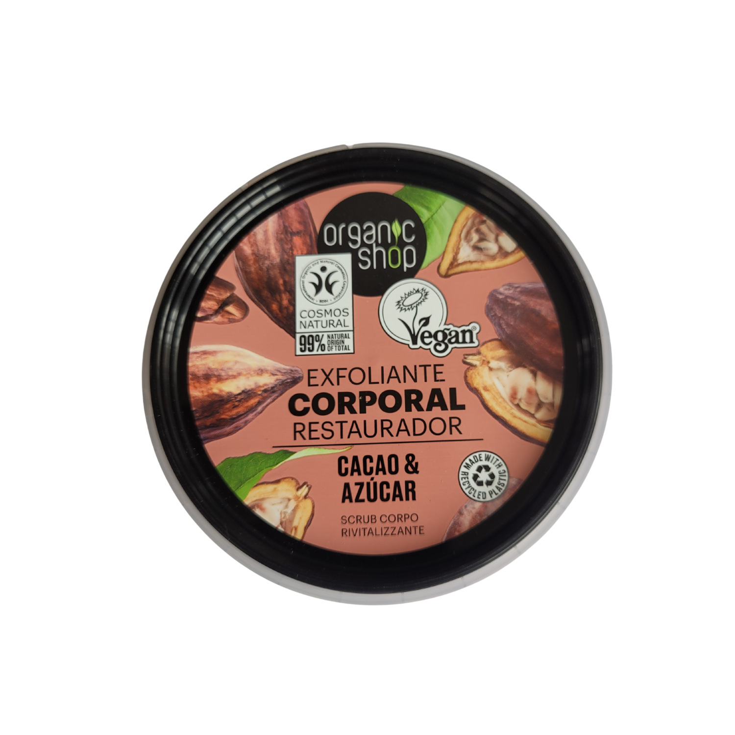 Exfoliante Corporal Organic Shop - Cacao & Azúcar
