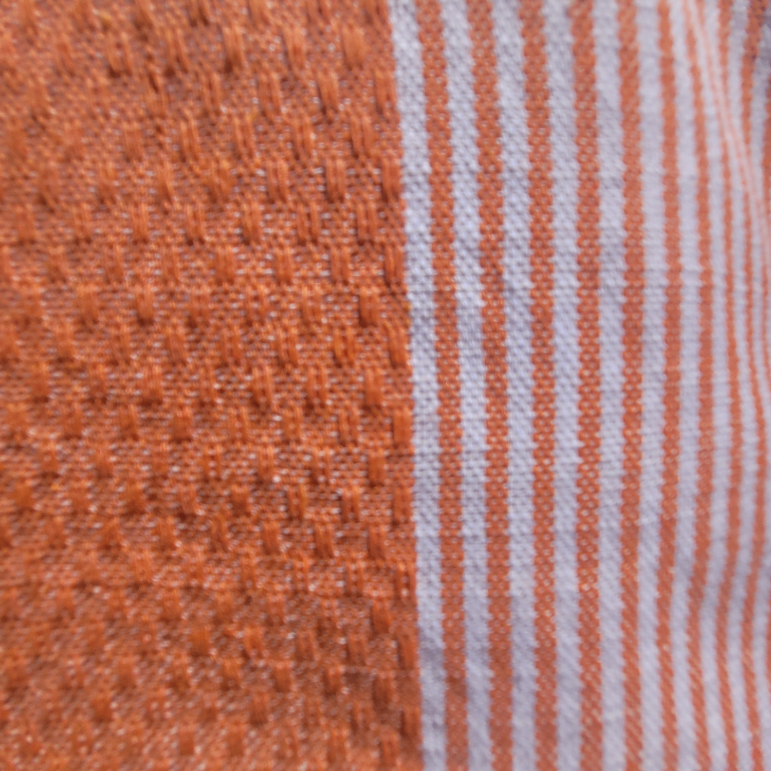 Fouta Mandarine en Nid d’Abeille – 1x2 m