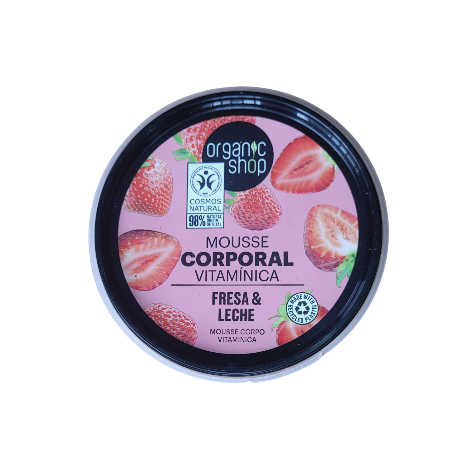 Mousse Corporelle Vitaminée Fraise & Lait