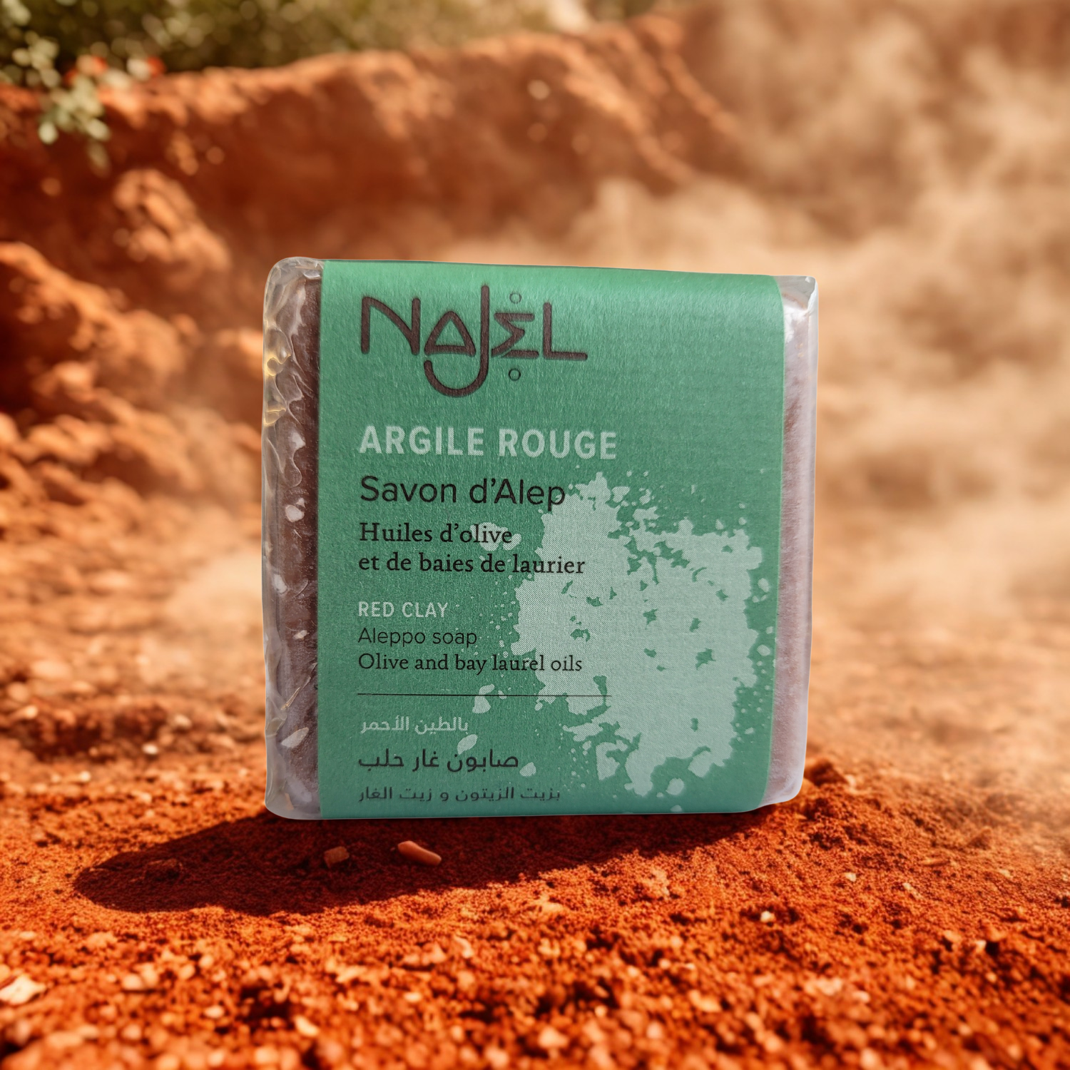 Jabón de Alepo con arcilla roja – Najel
