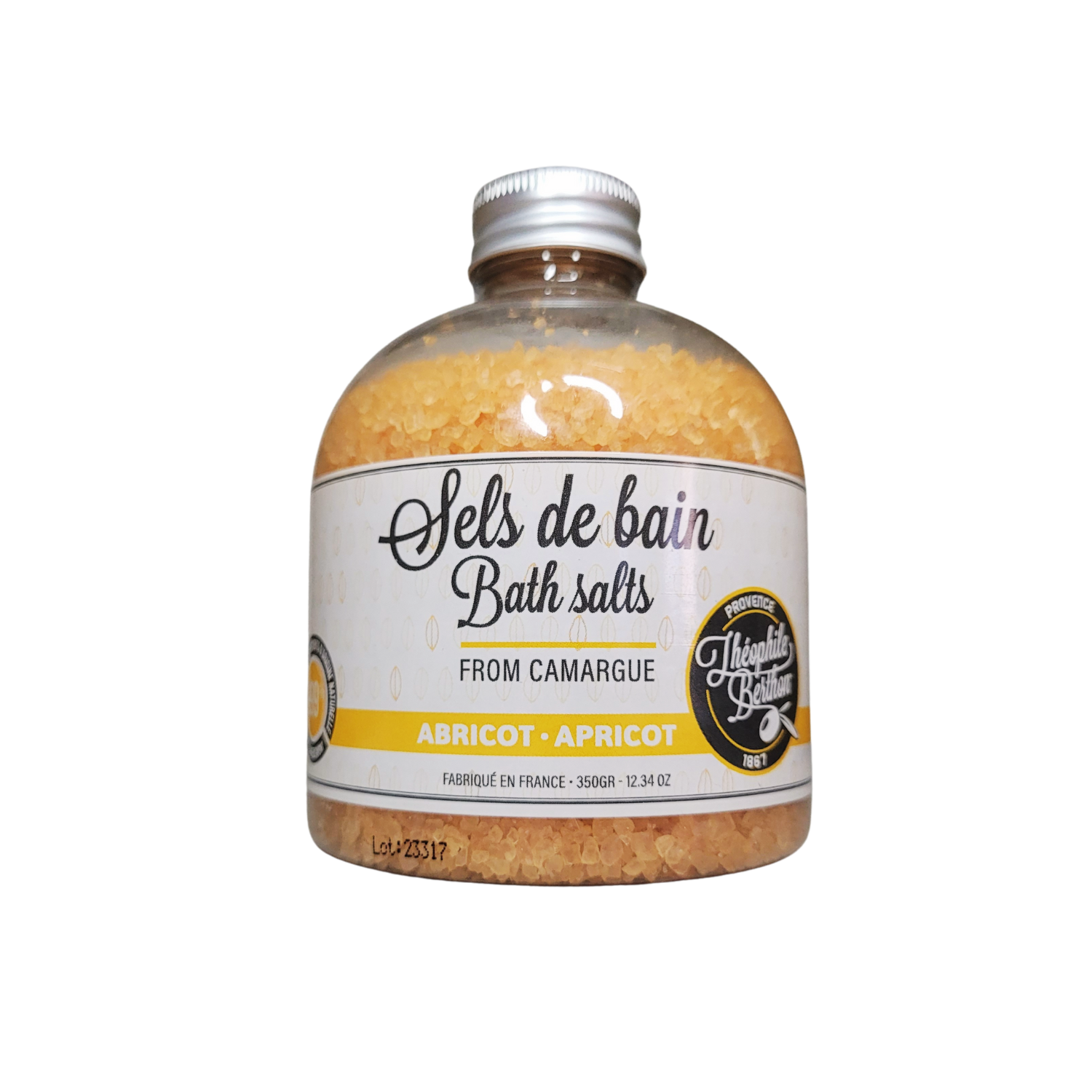Sales de baño de albaricoque