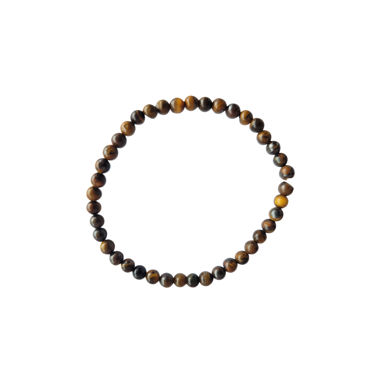 Bracelet Boule 04 mm Œil de Tigre