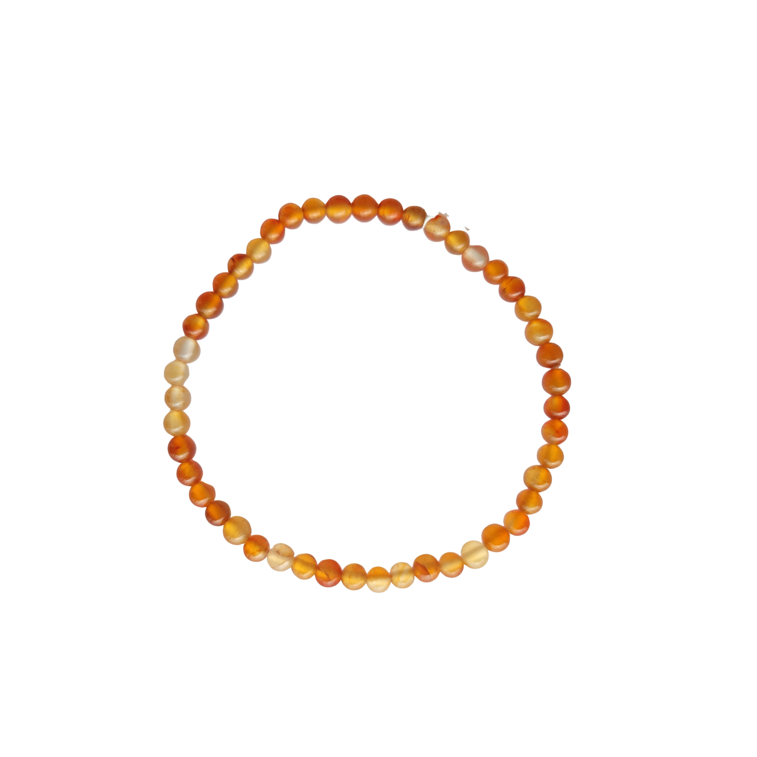 Bracelet Boule 04mm Cornaline