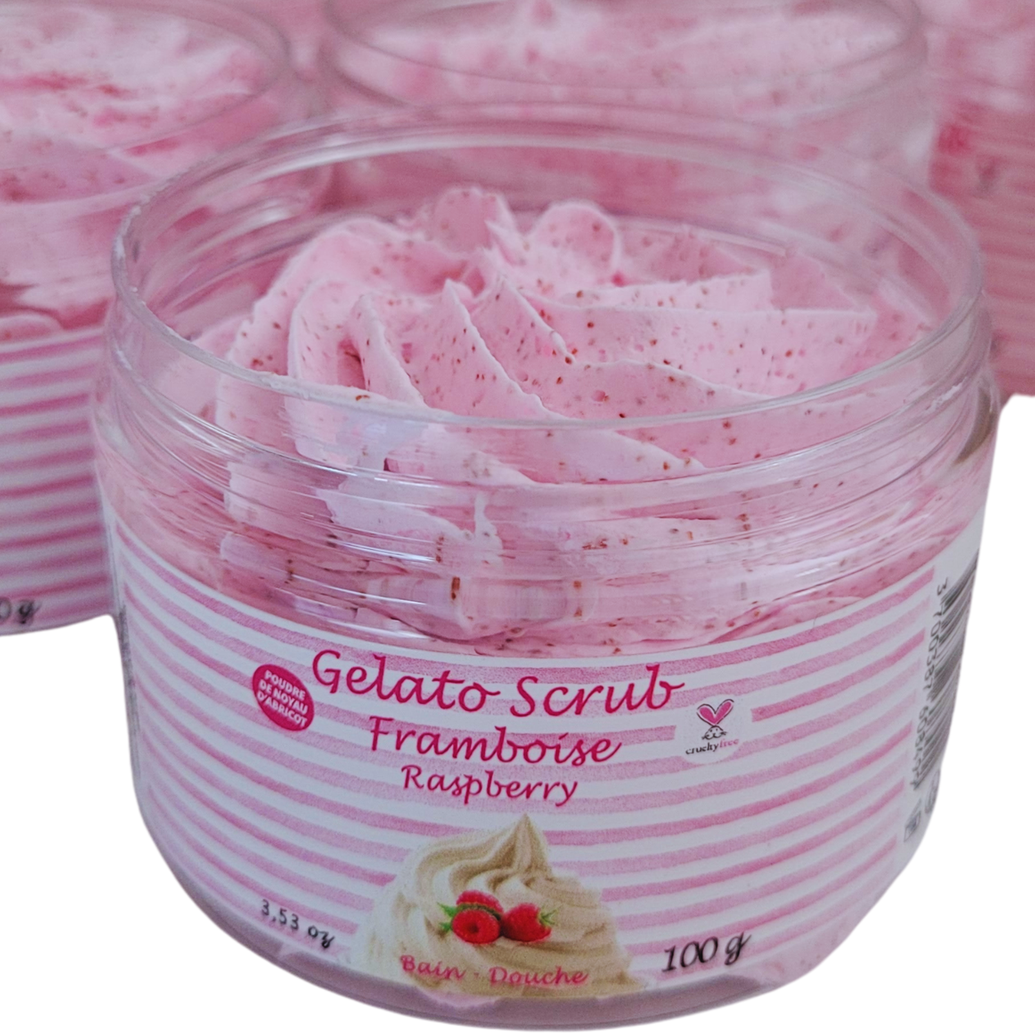 Savon Fouetté Exfoliant - Framboise