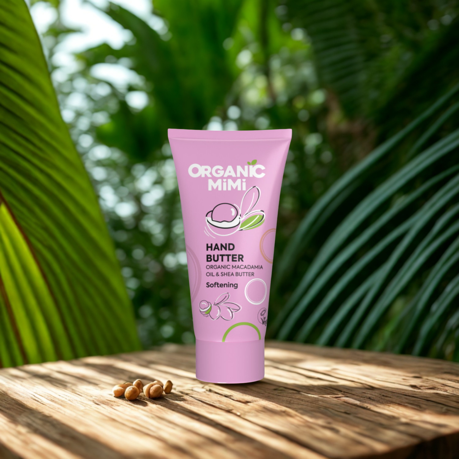 Beurre pour les Mains Macadamia Adoucissant – Organic Mimi (50 ml)