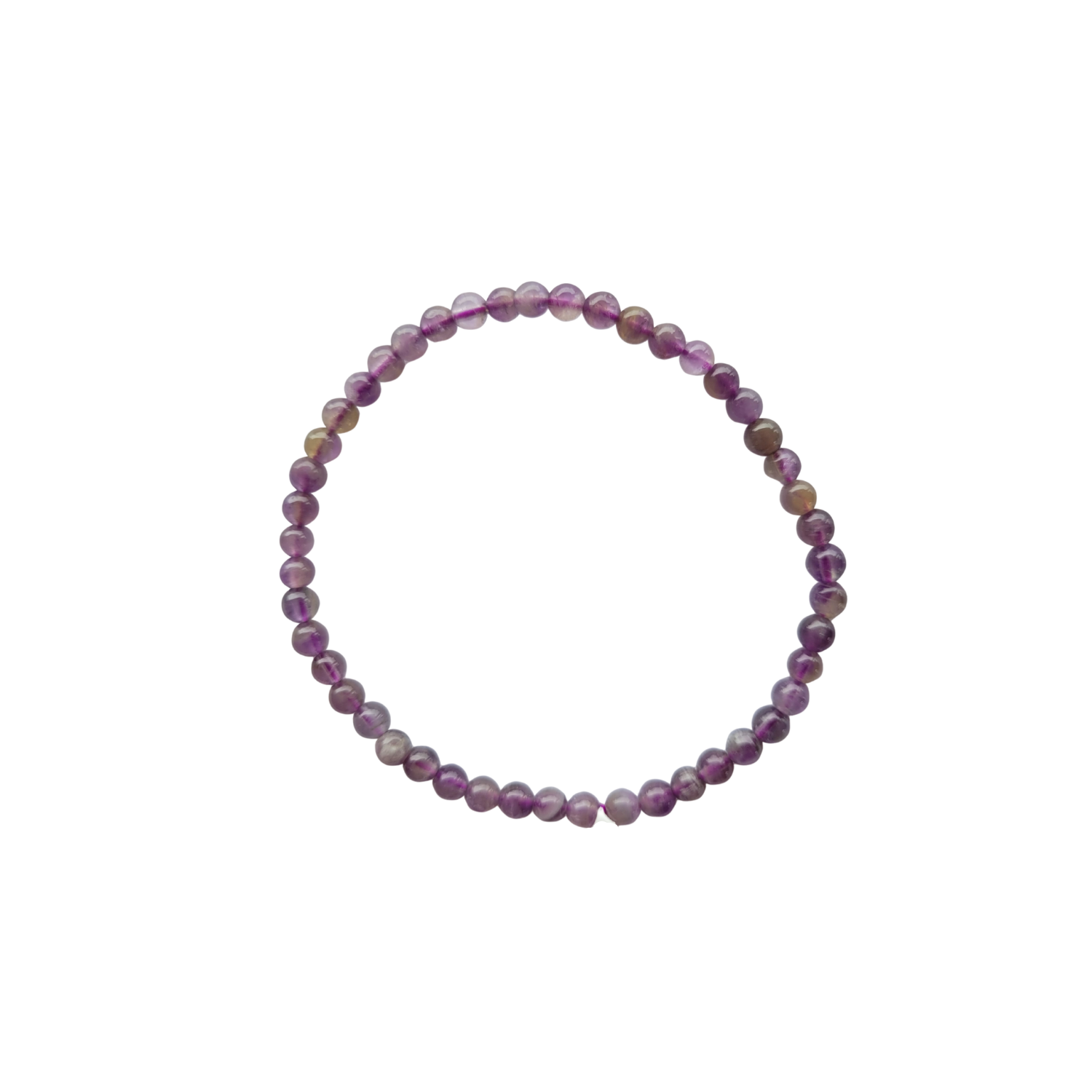 Bracelet Boules 04 mm en Améthyste