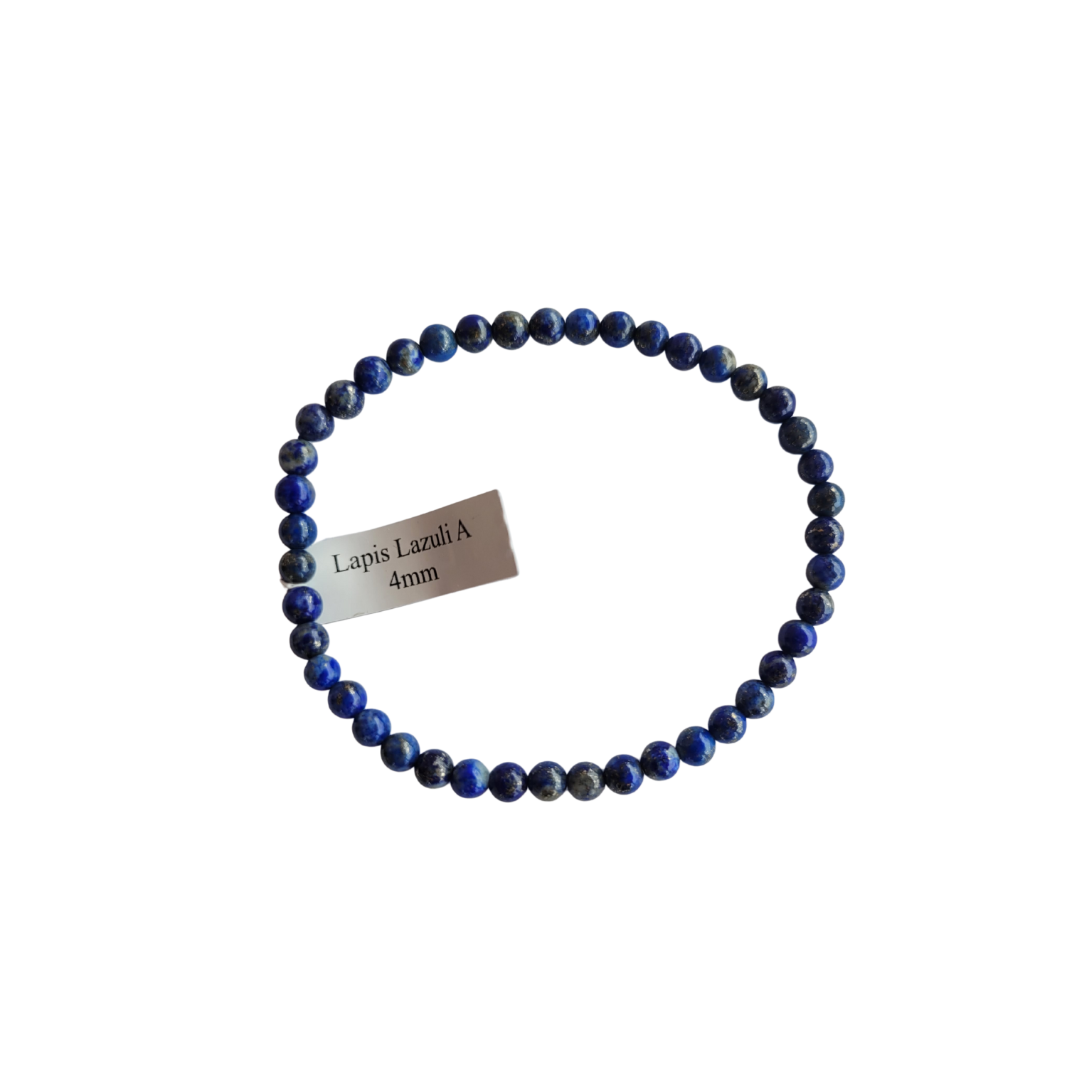 Bracelet Boules Lapis Lazuli 4 mm