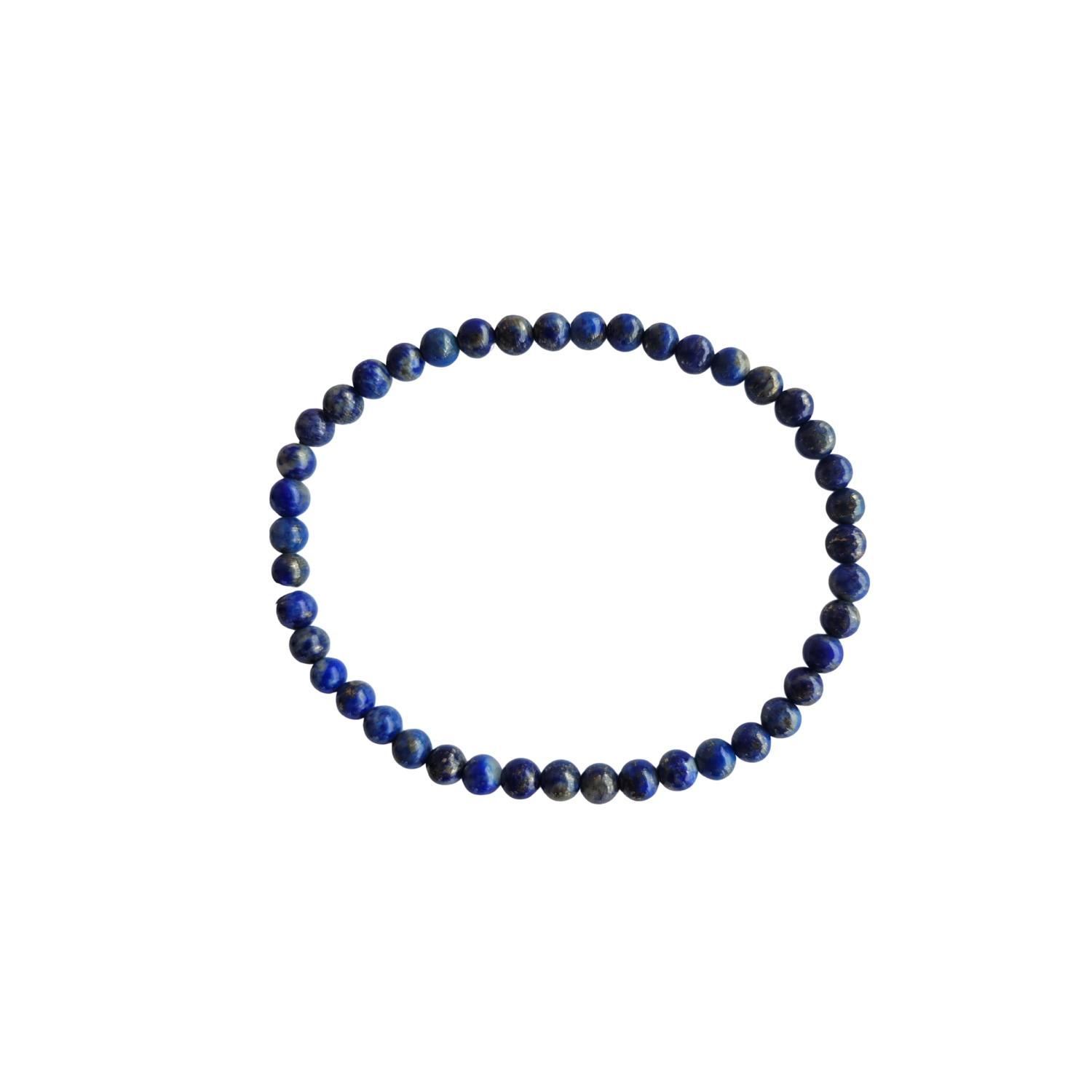 Bracelet Boules Lapis Lazuli 4 mm