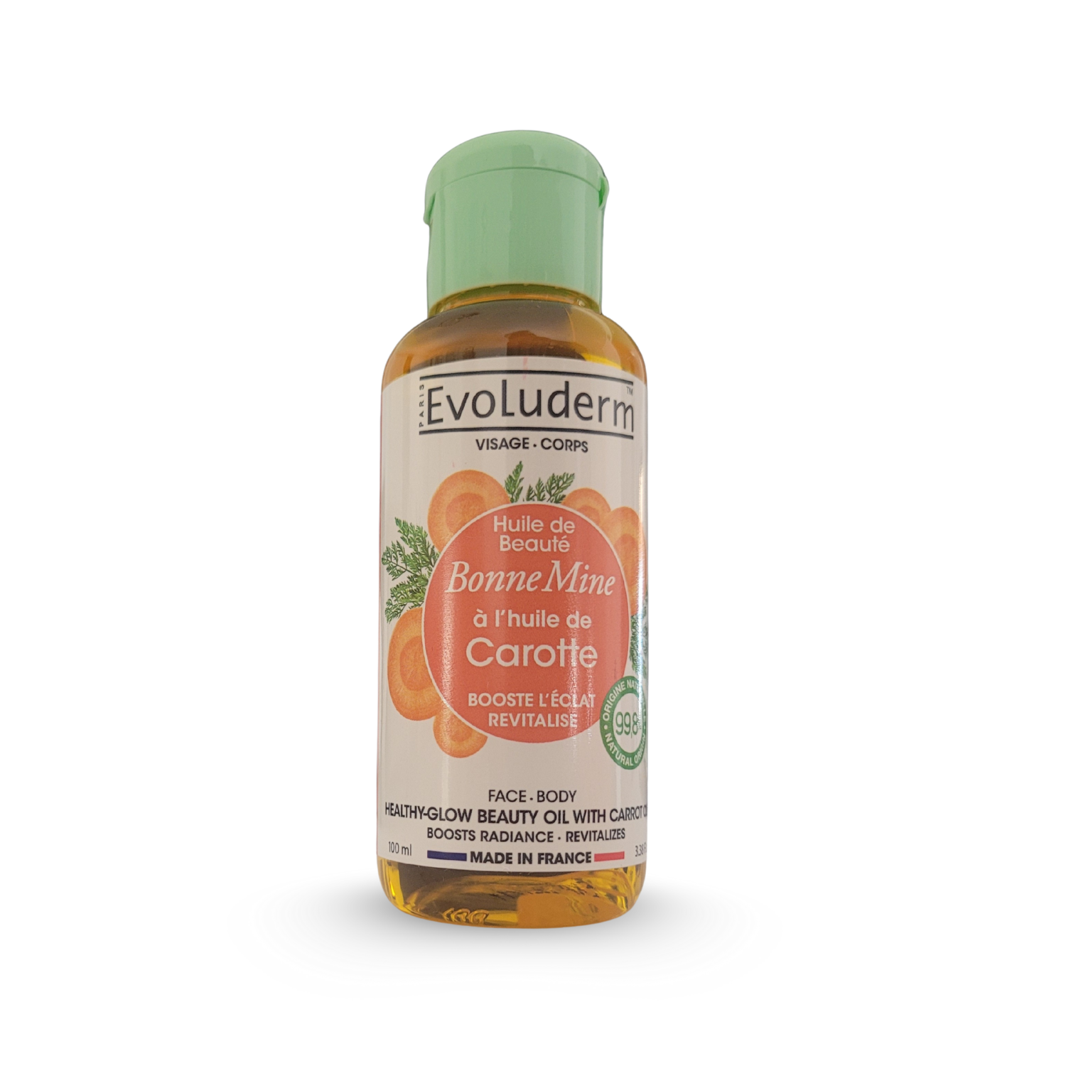 Huile de Beauté Bonne Mine – Huile de Carotte 100 ml