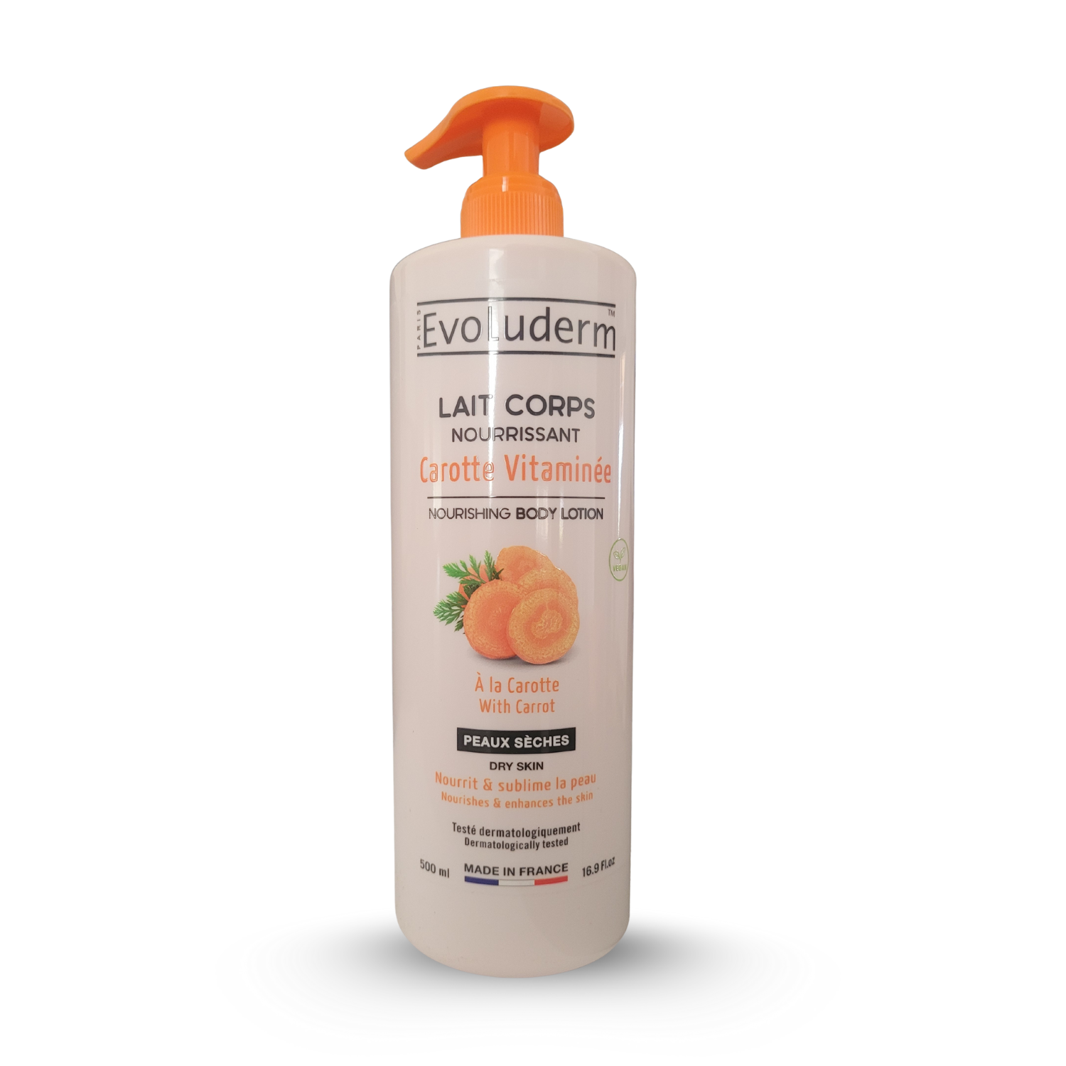 Lait Corps Nourrissant Carotte Vitaminée – 500 ml