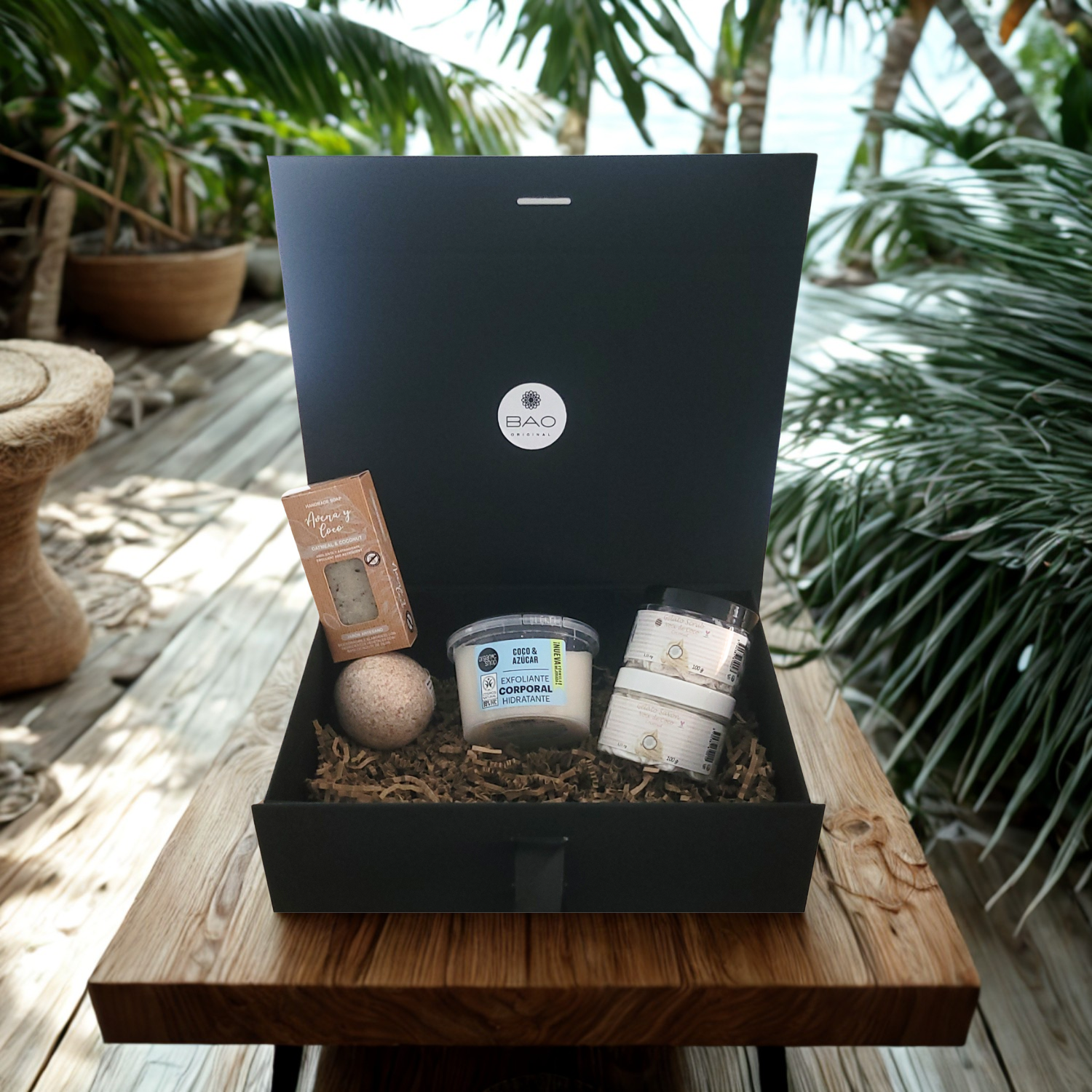 Coffret Cadeau Évasion Coco -  Une Parenthèse Tropicale pour la Peau