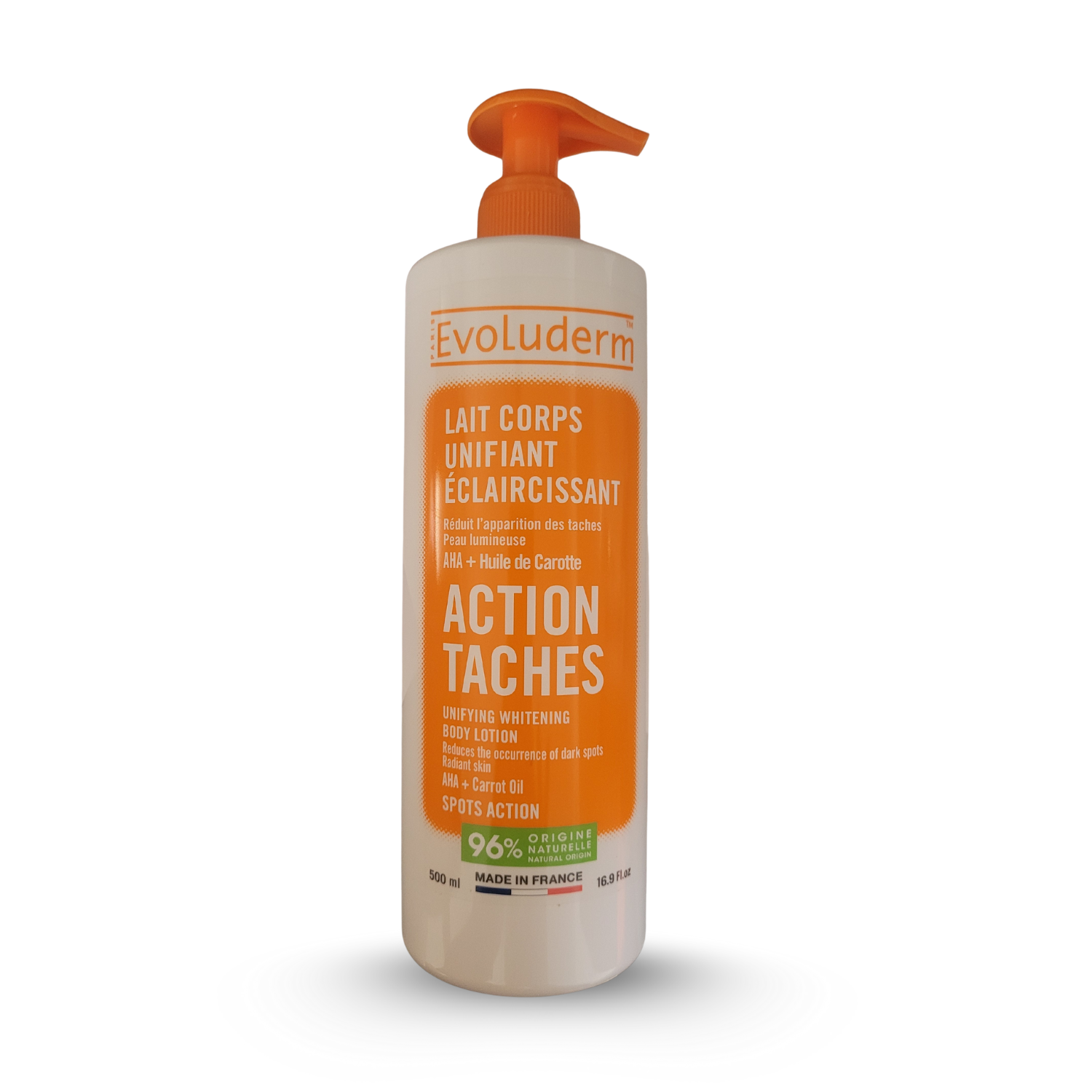 Lait Corps Unifiant Éclaircissant ACTION TÂCHES 500 ml