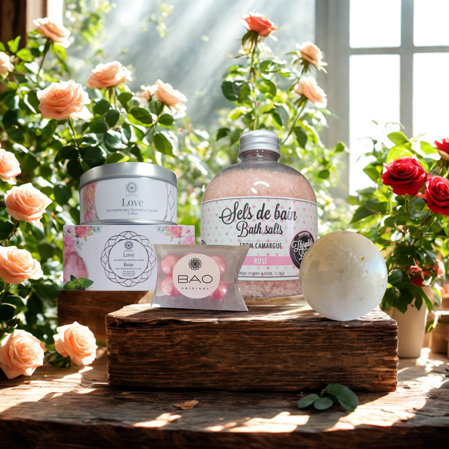 Coffret Cadeau à la Rose