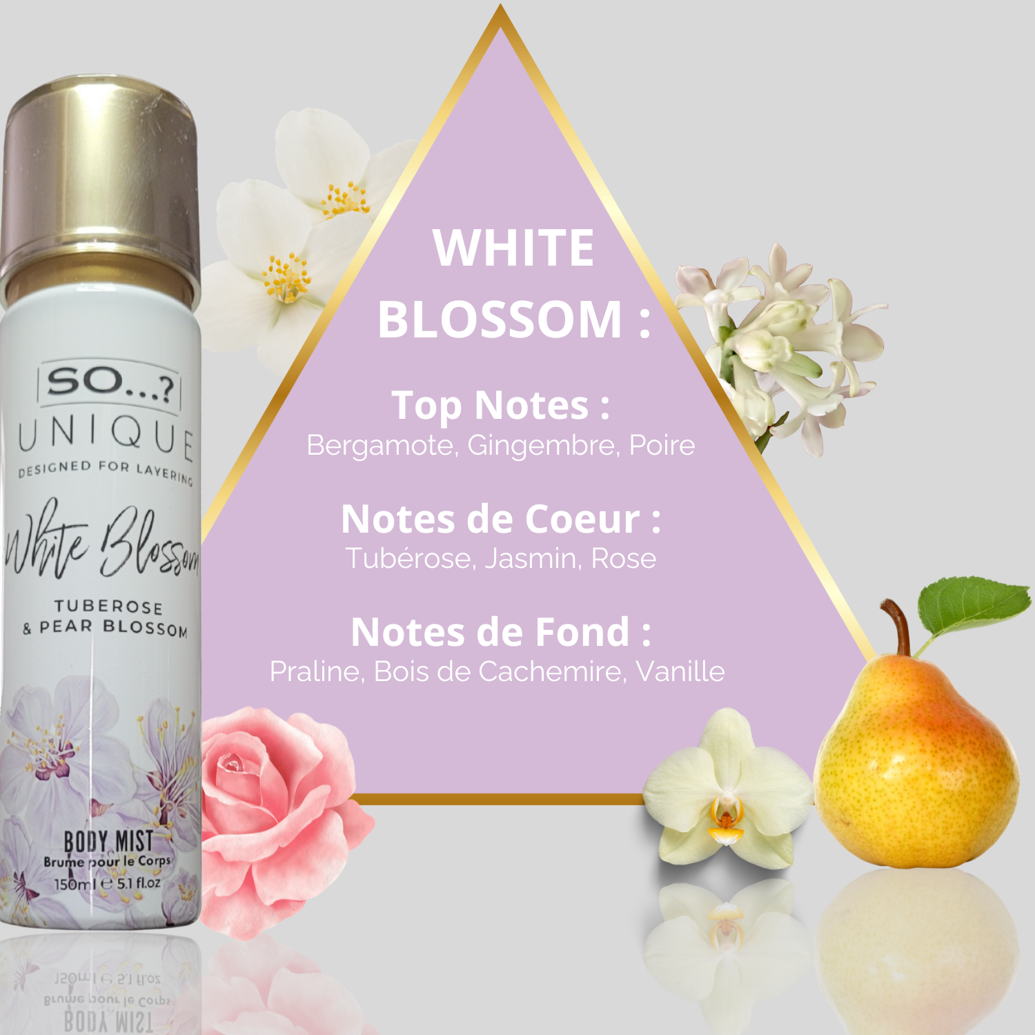 Brume Parfumée So Unique - White Blossom