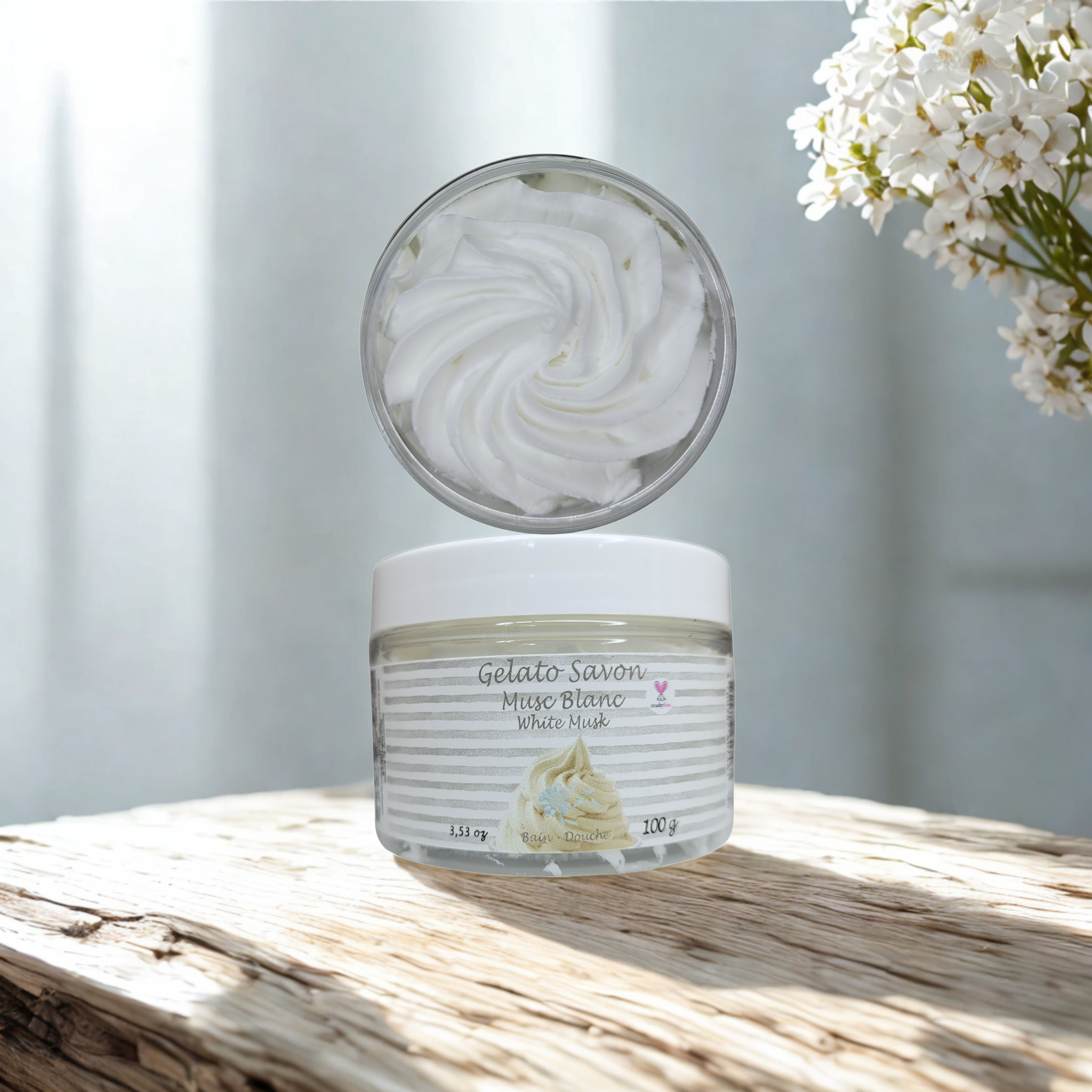 Savon Fouetté Chantilly - Musc Blanc