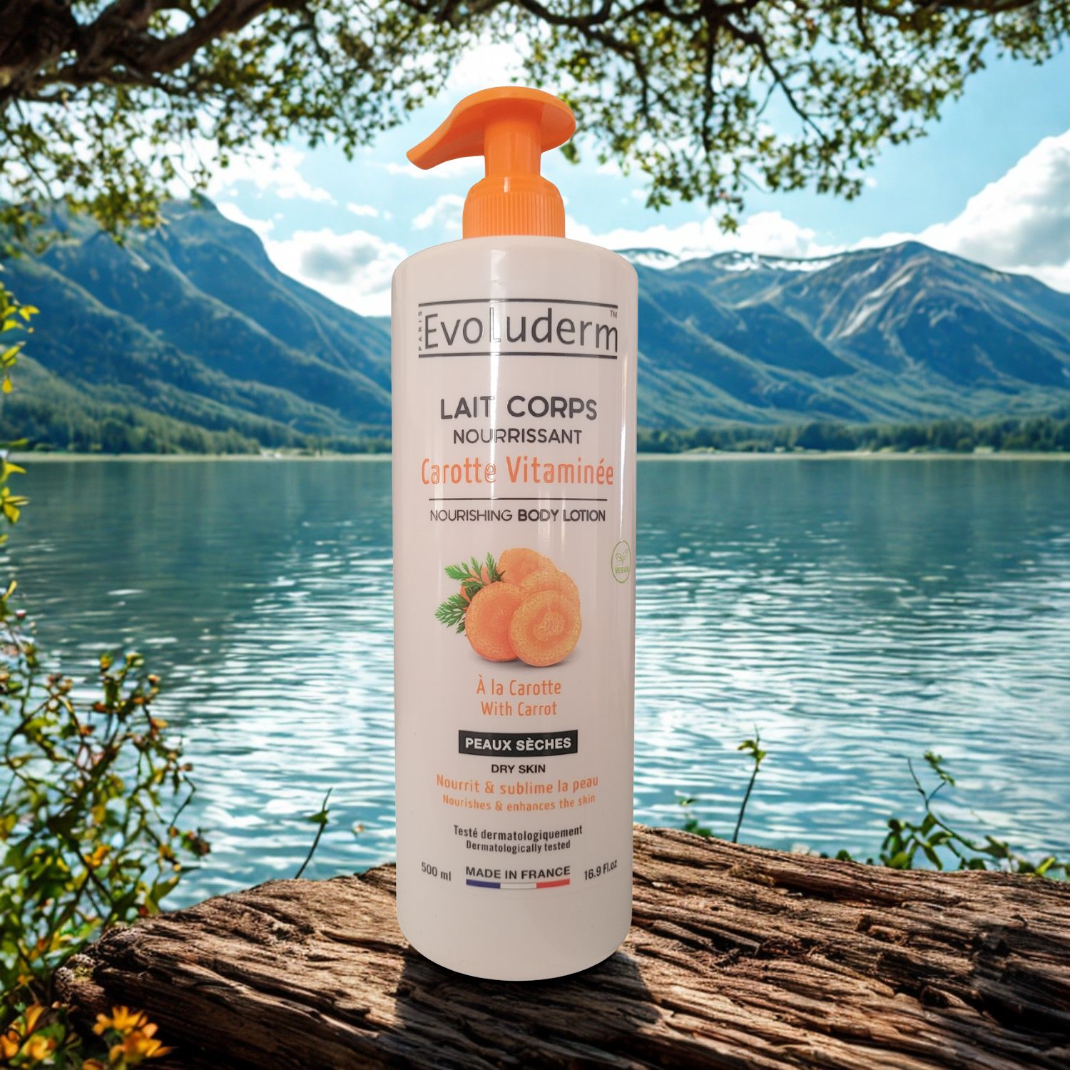 Lait Corps Nourrissant Carotte Vitaminée – 500 ml