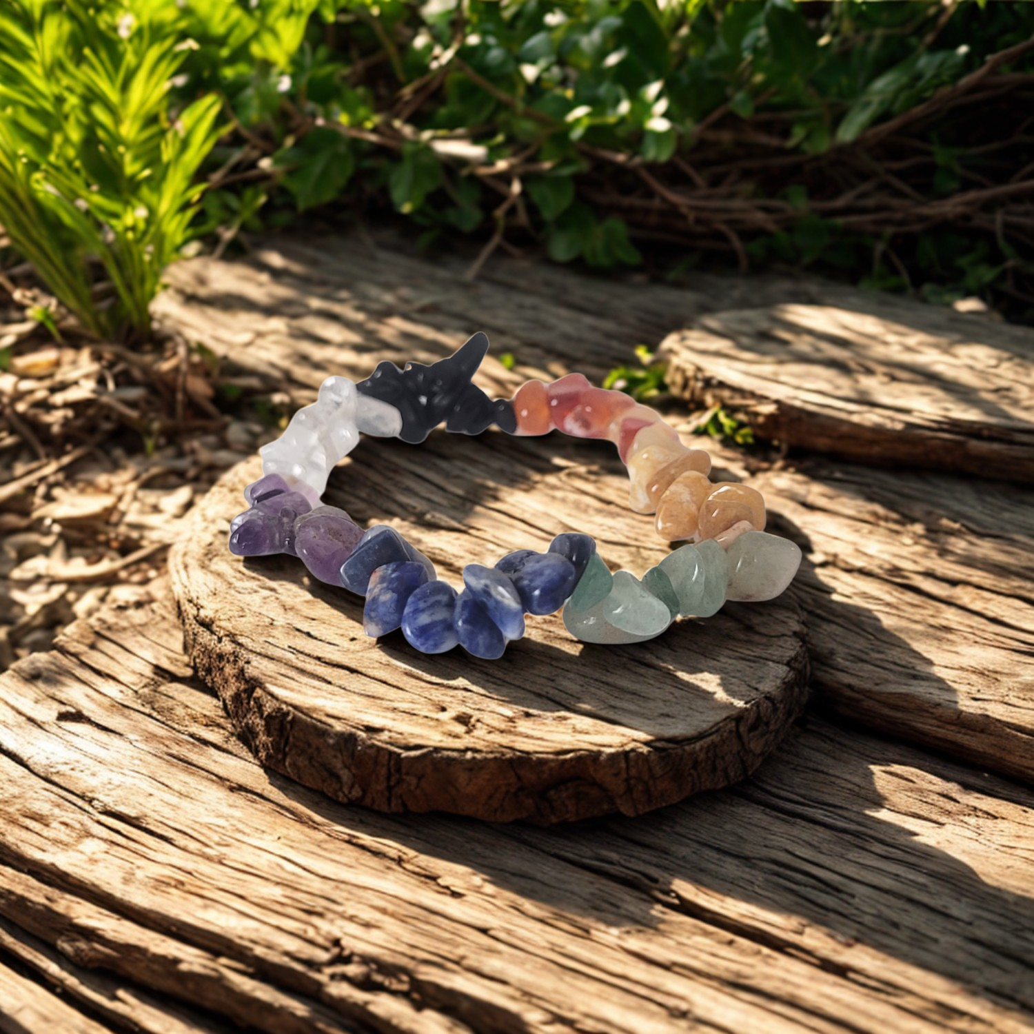 Bracelet Baroque 7 Chakras AB – Bracelet Énergétique Unique
