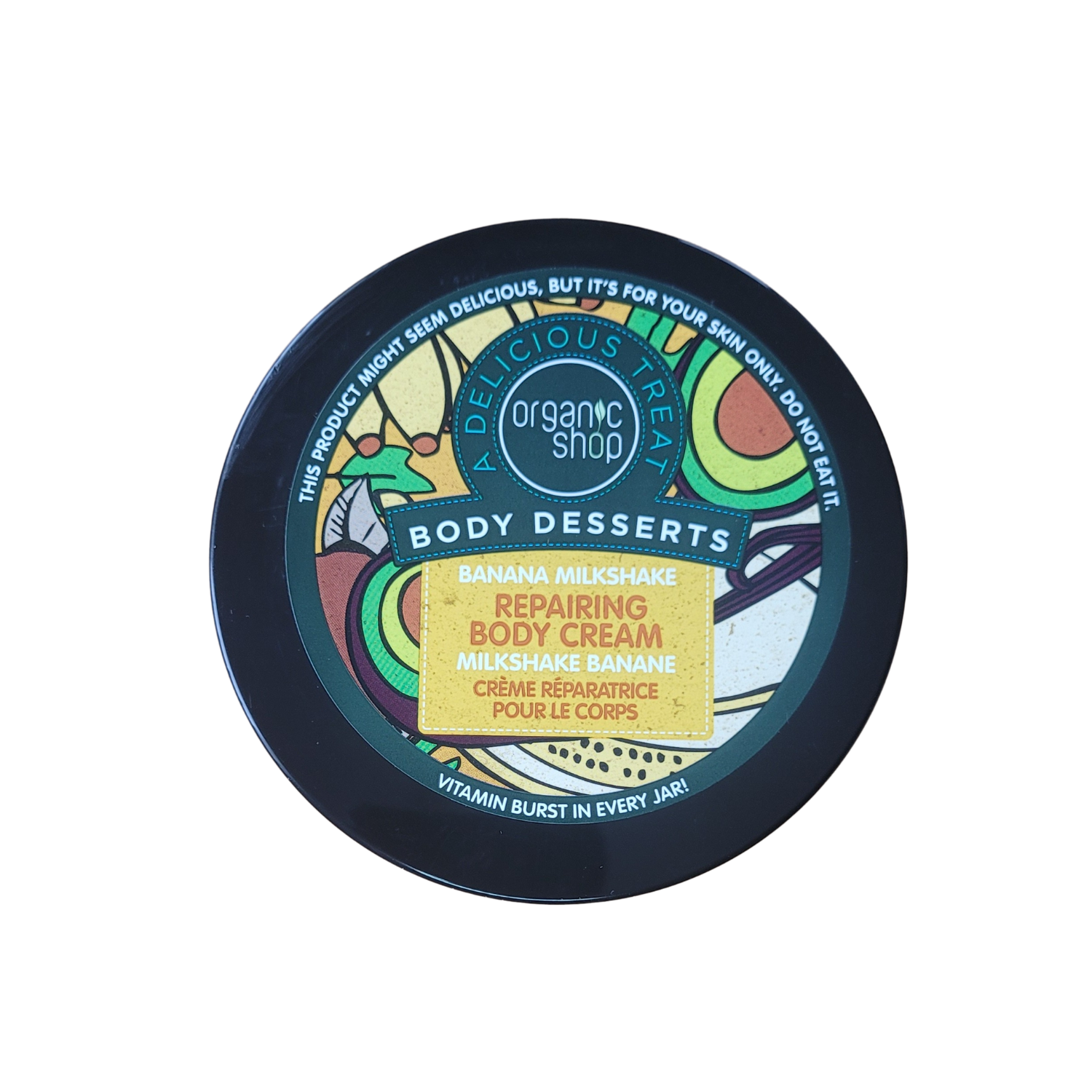 Crema Corporal Reparadora con Aroma a Batido de Plátano