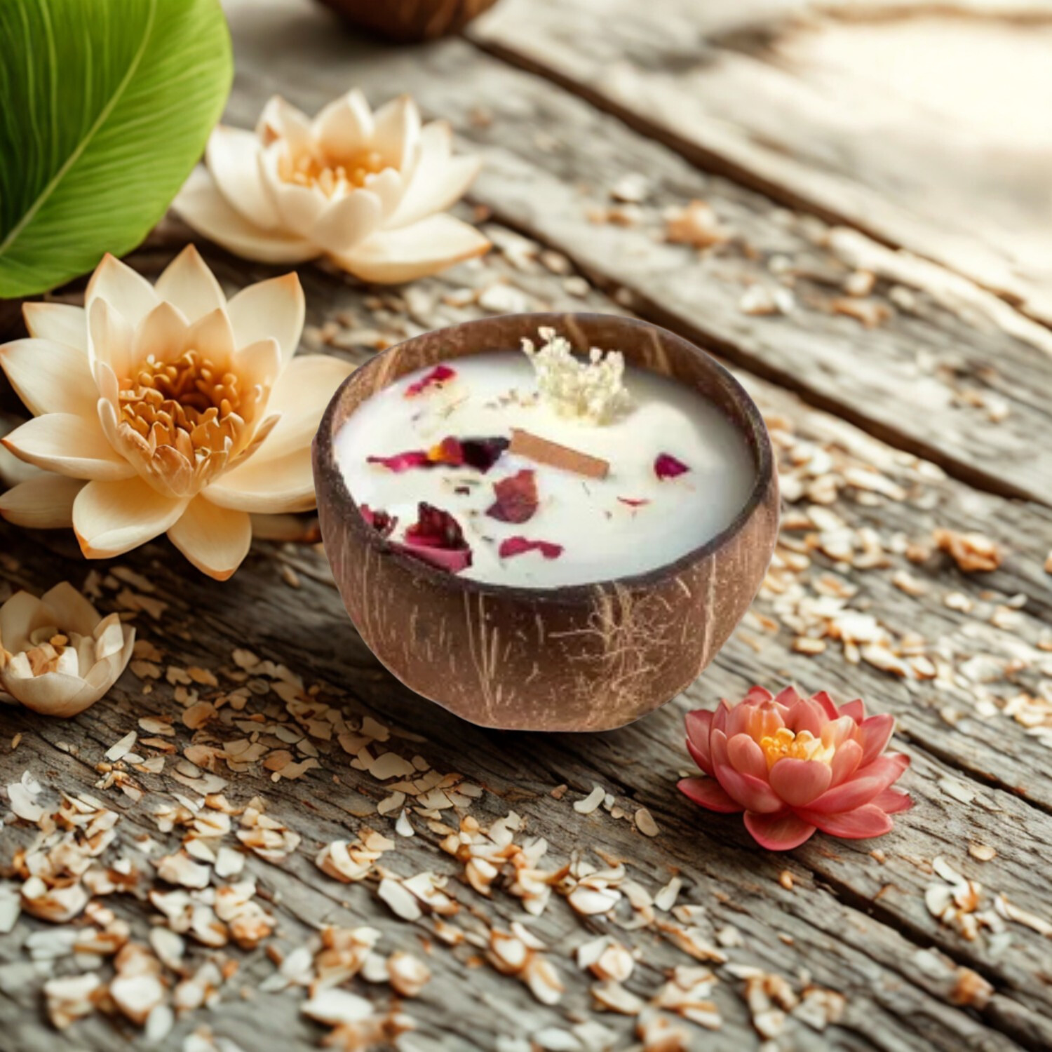 Bougie Lotus Blanc & Coton