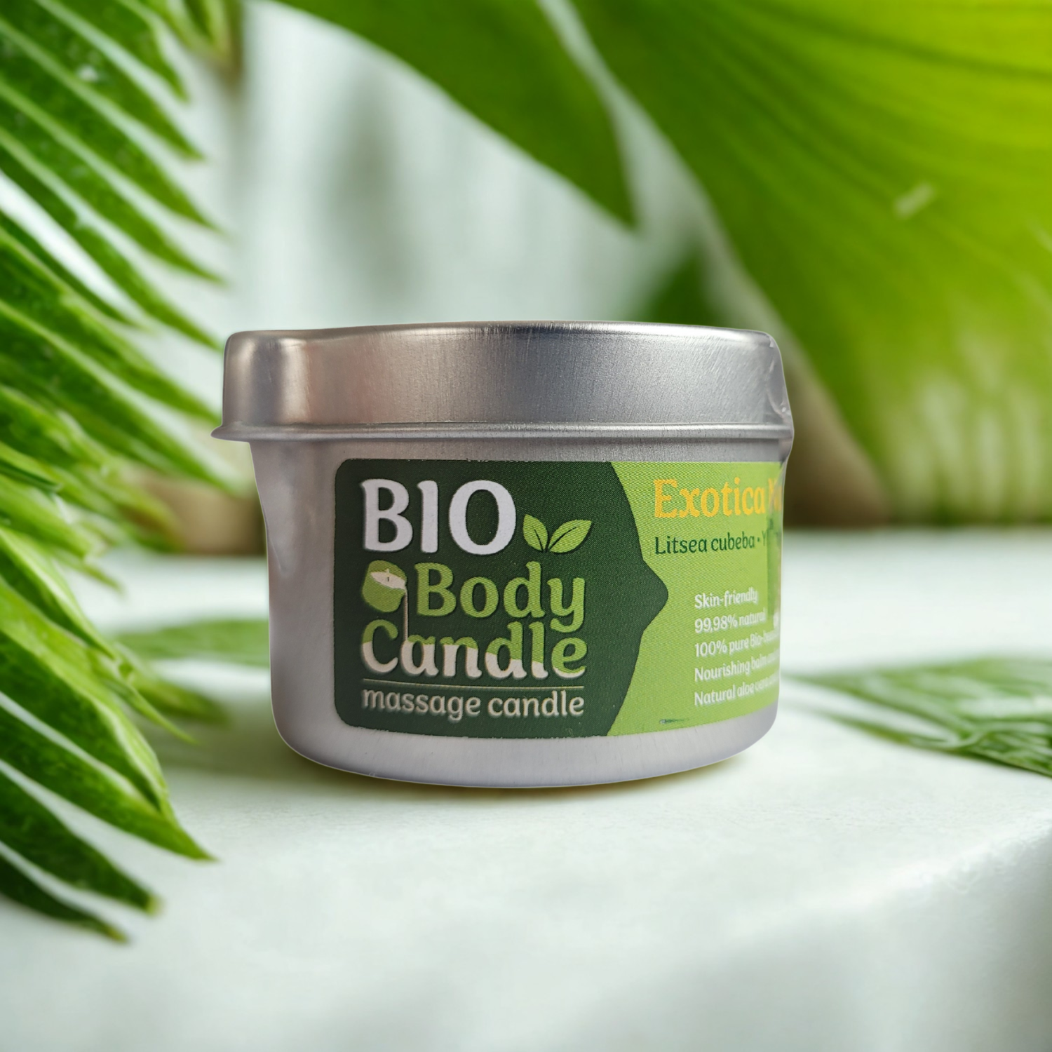Petite Bougie de Massage Bio Exotique