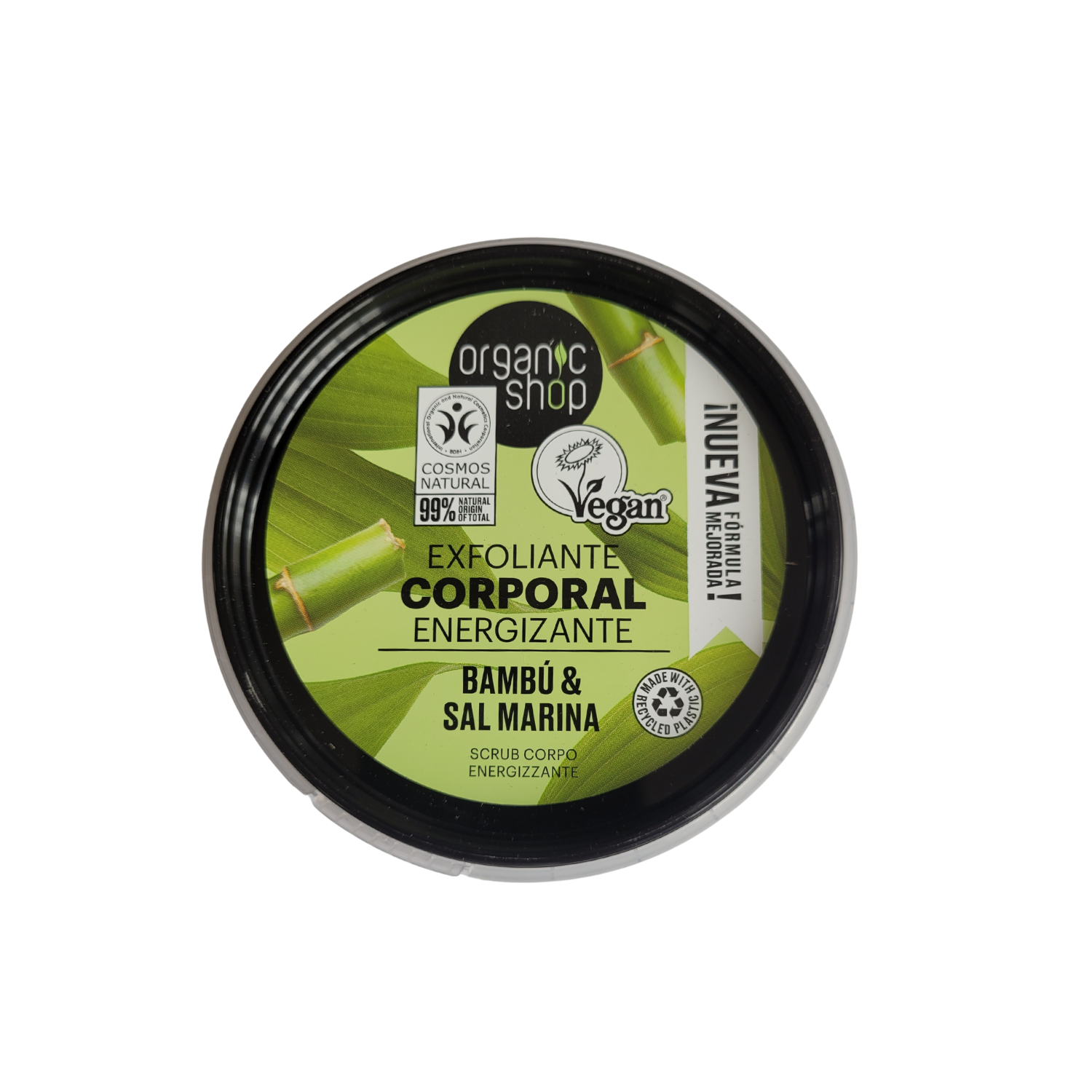 Exfoliante Corporal Organic Shop - Bambú & Sal Marina