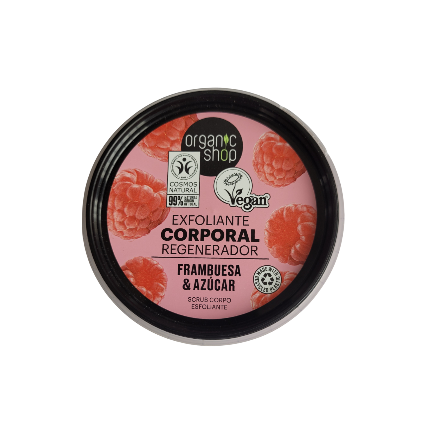 Exfoliante Corporal Organic Shop Frambuesa & Azúcar