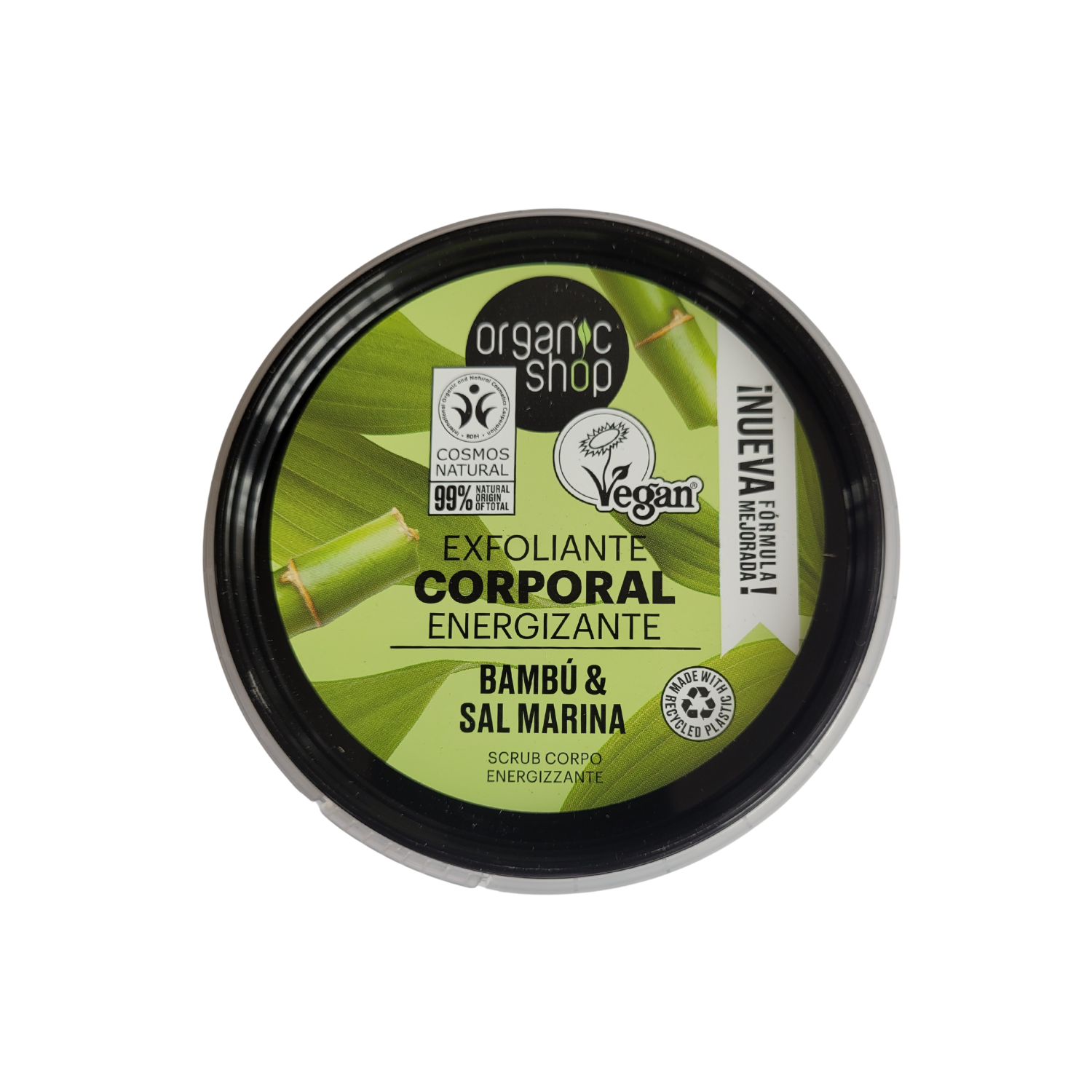Exfoliante Corporal Organic Shop - Bambú & Sal Marina