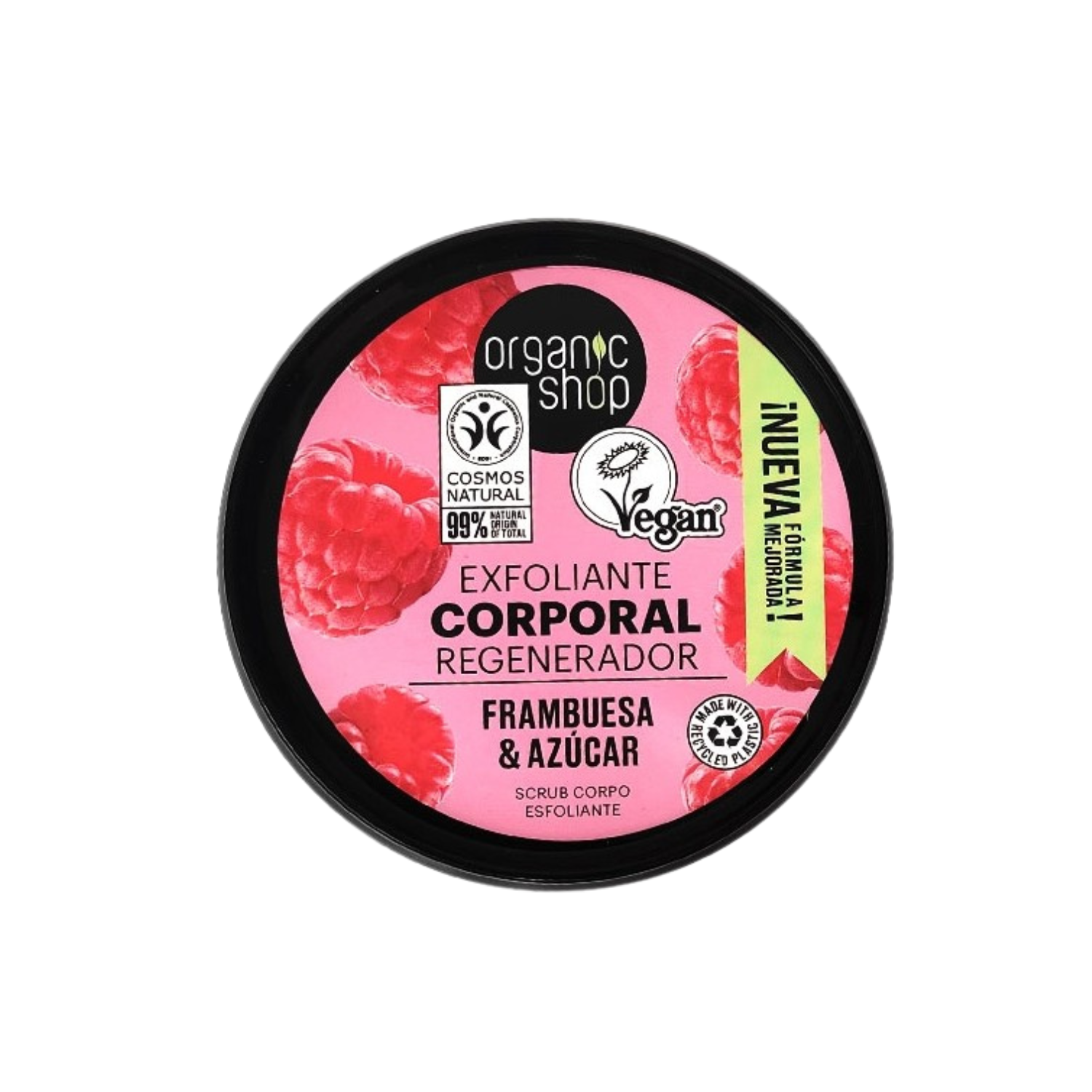 Exfoliante Corporal Organic Shop Frambuesa & Azúcar
