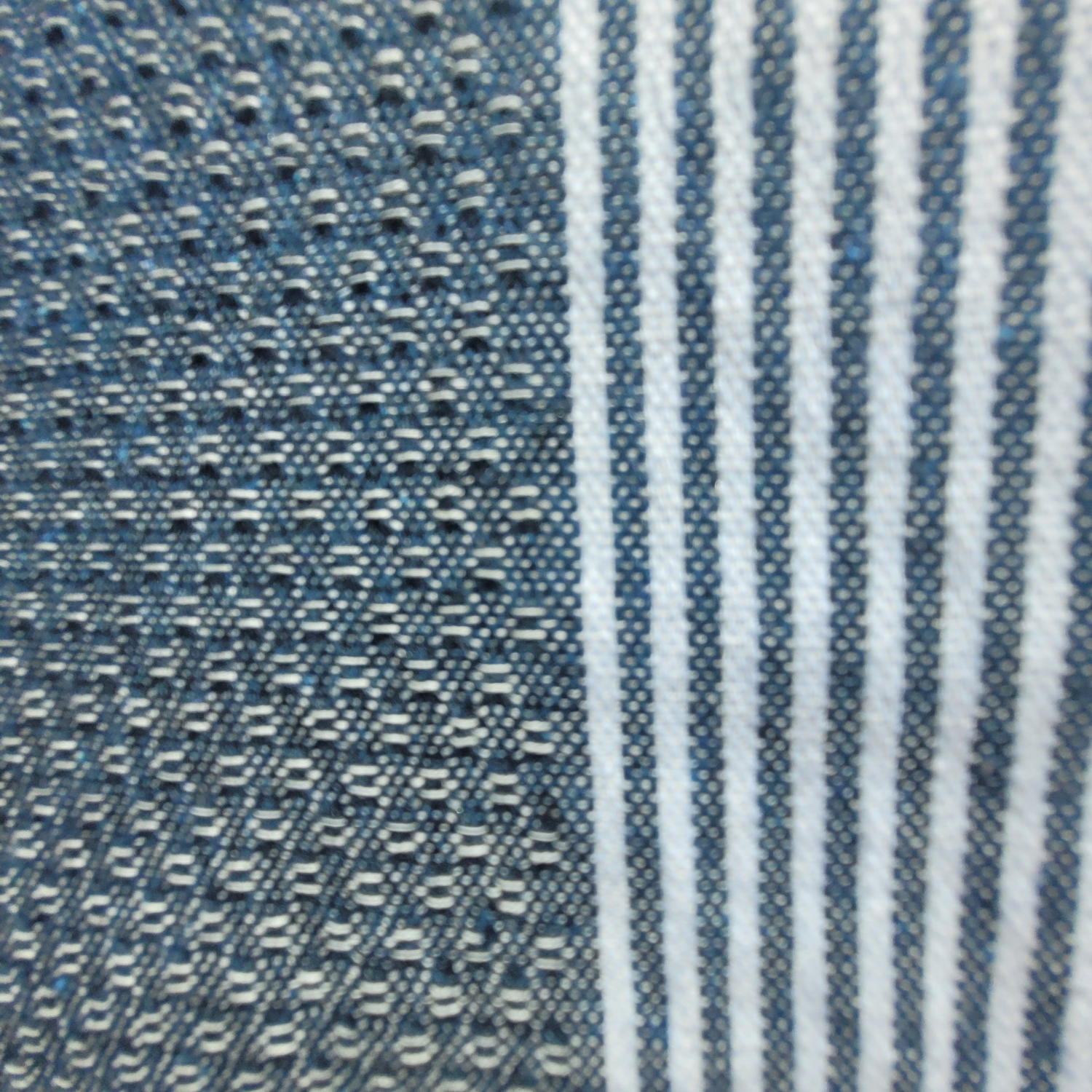 Fouta Bleu Jeans en Nid d’Abeille – 1x2 m