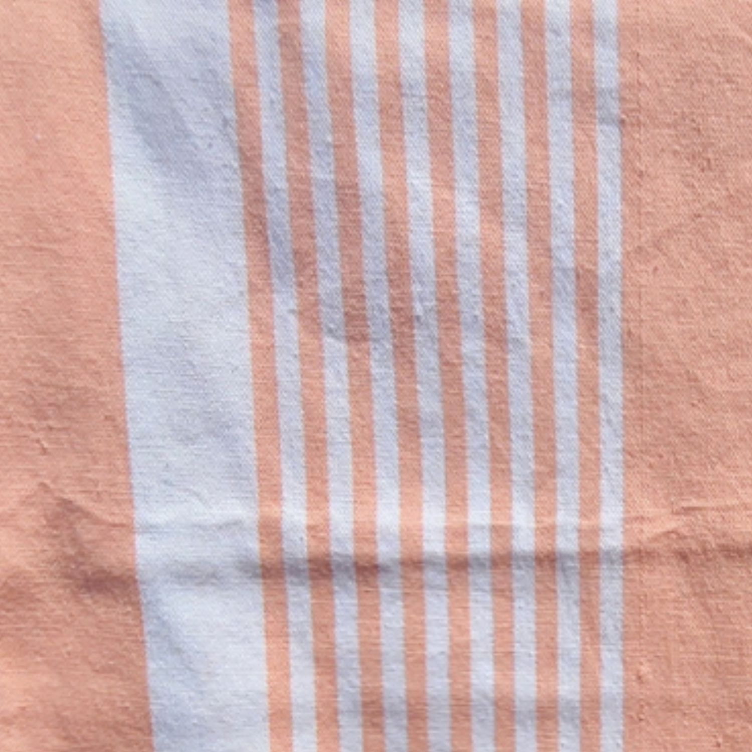 Fouta Multibande Saumon – 1x2 m